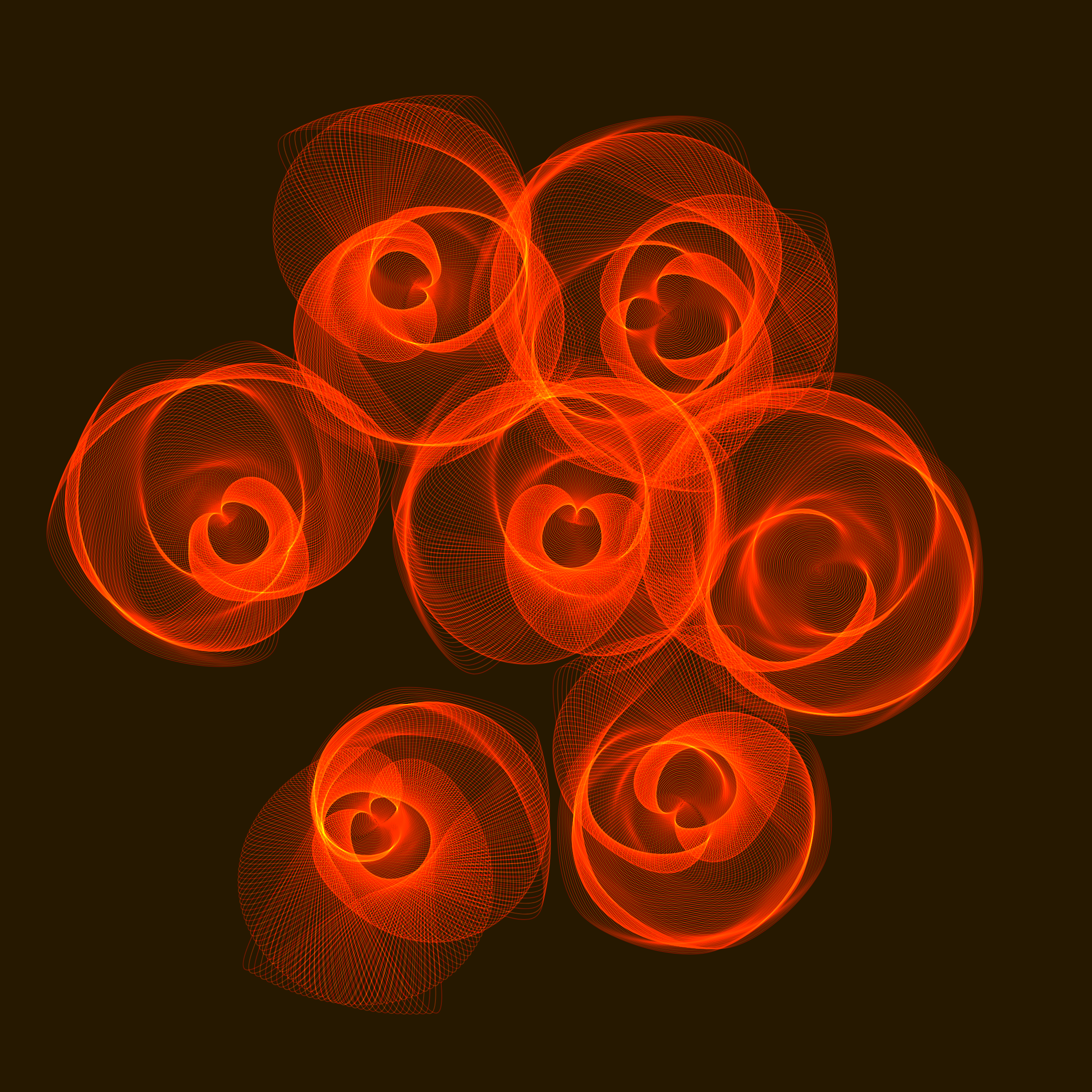 Art Blocks - Art Blocks v2 - Flowers #3841 - NFT # 116003841