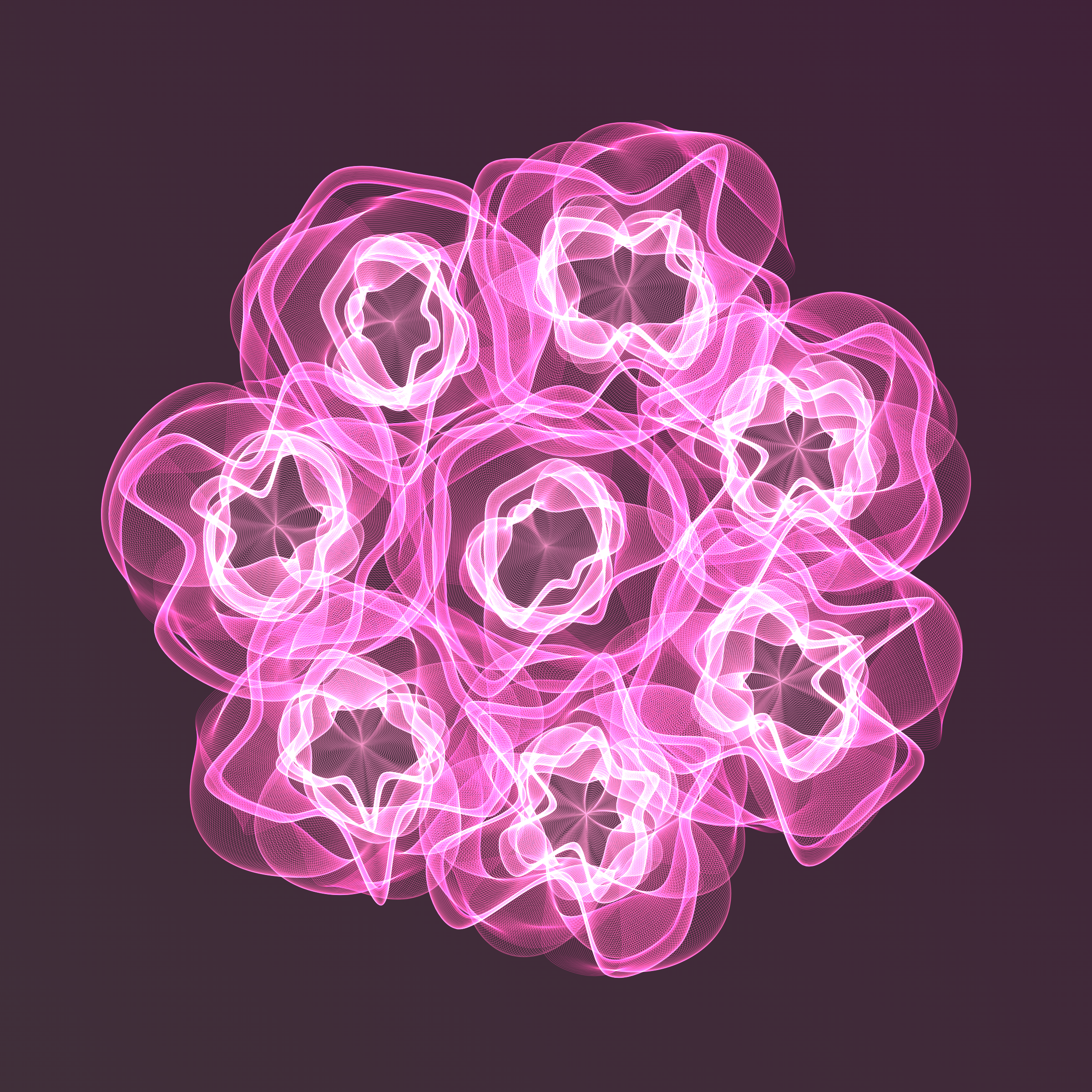 Art Blocks - Art Blocks v2 - Flowers #3844 - NFT # 116003844