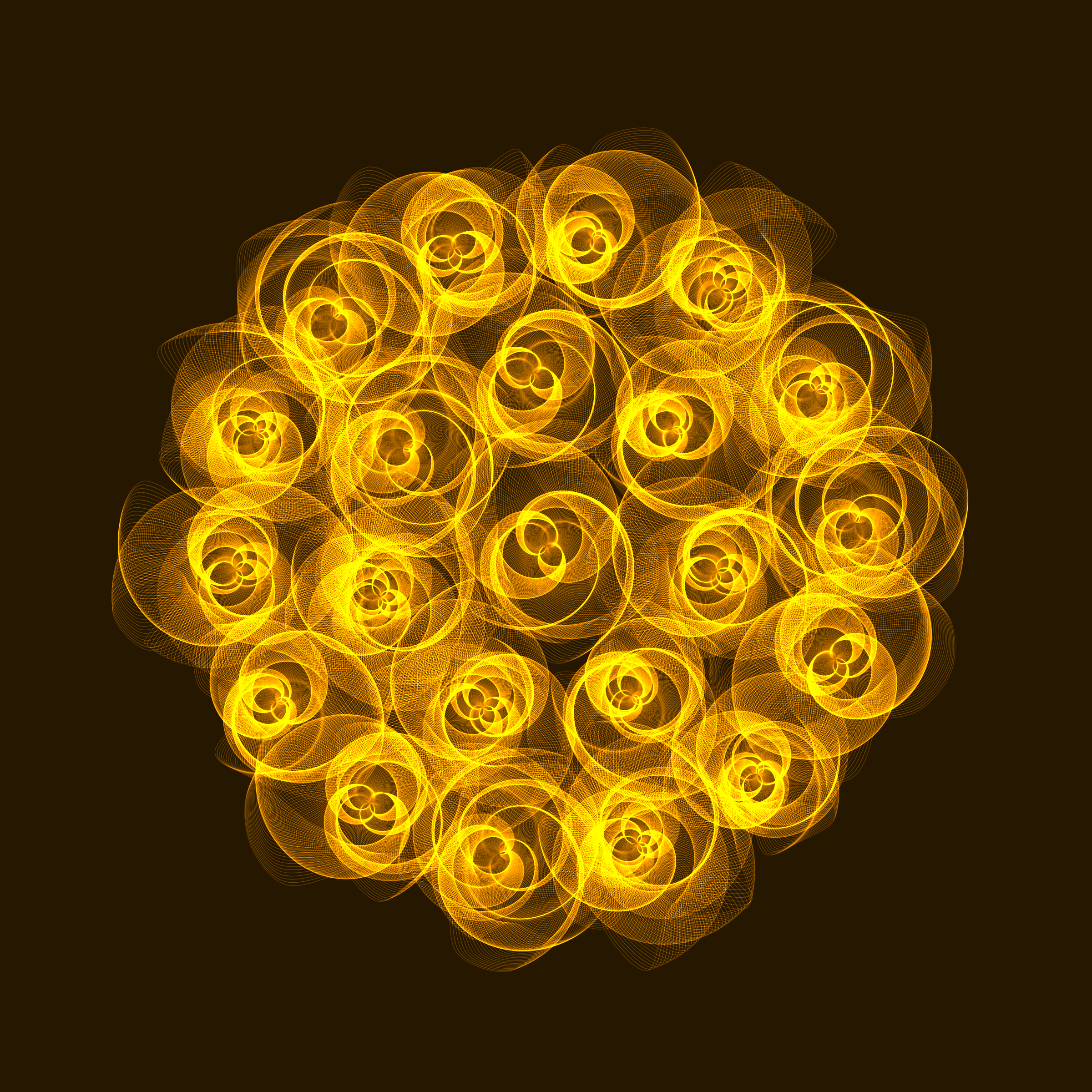 Art Blocks - Art Blocks v2 - Flowers #3849 - NFT # 116003849