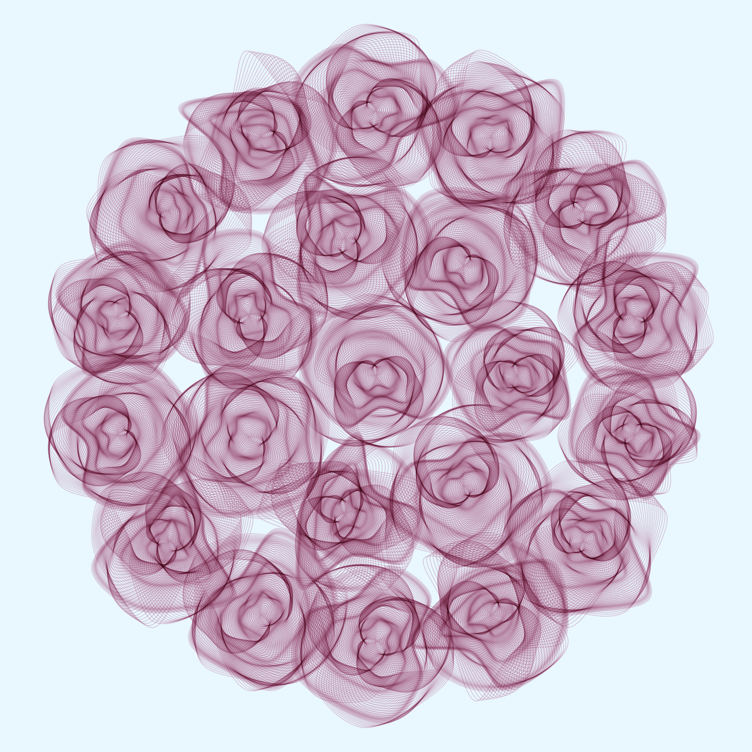 Art Blocks - Art Blocks v2 - Flowers #3852 - NFT # 116003852