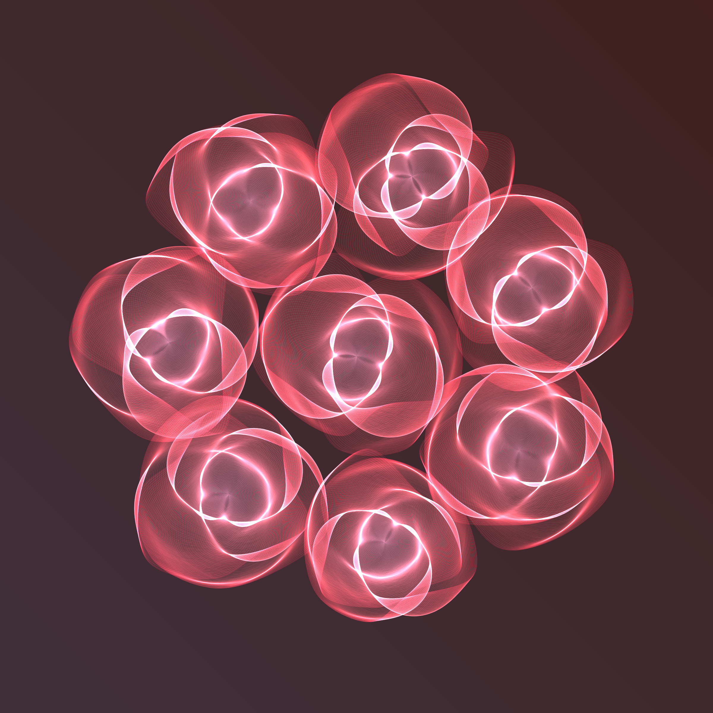 Art Blocks - Art Blocks v2 - Flowers #3854 - NFT # 116003854