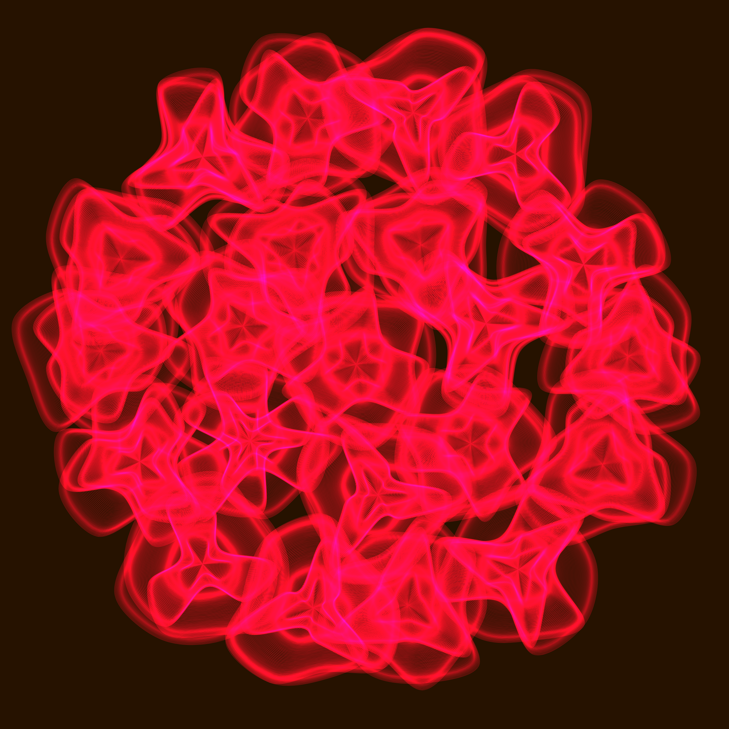 Art Blocks - Art Blocks v2 - Flowers #3858 - NFT # 116003858