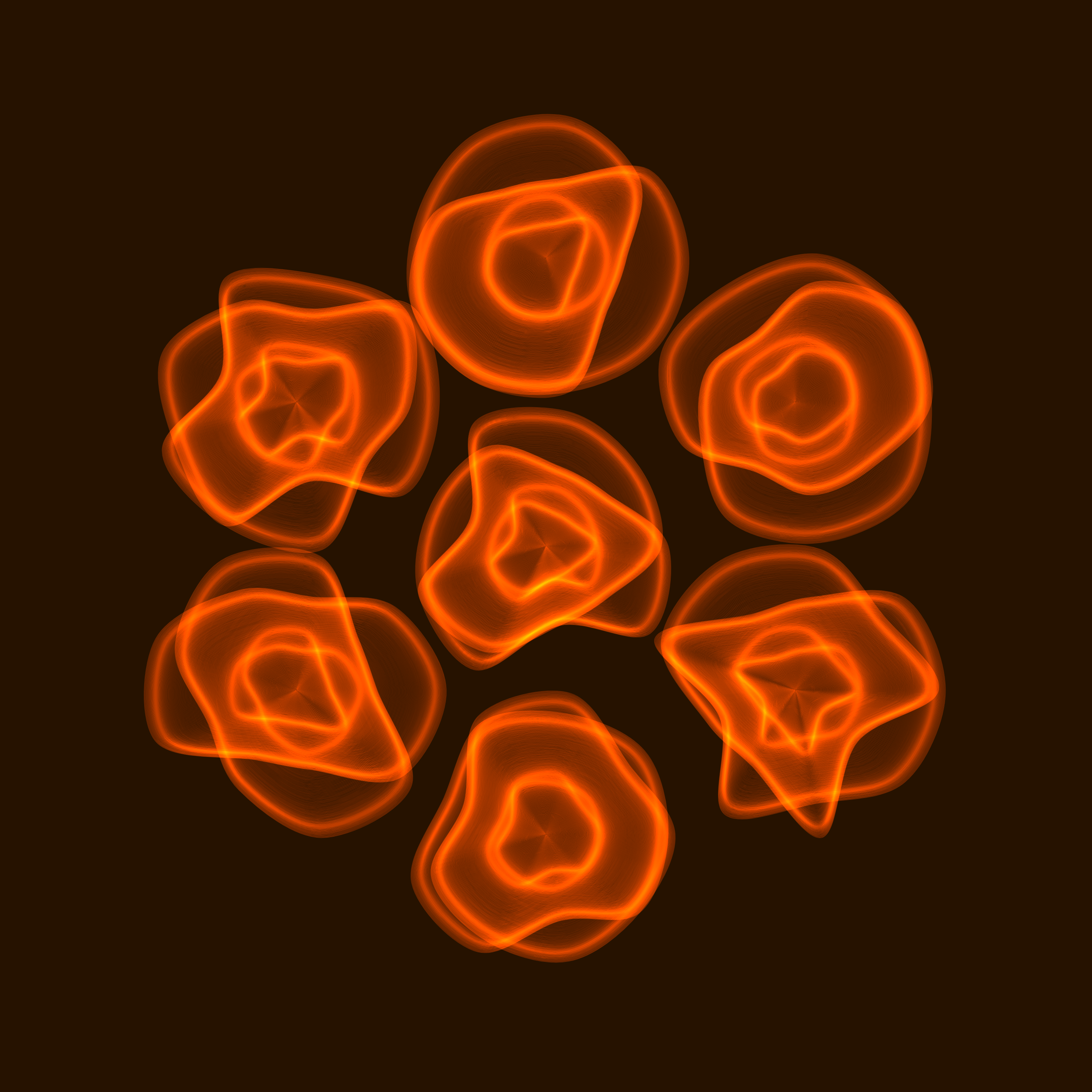 Art Blocks - Art Blocks v2 - Flowers #3860 - NFT # 116003860