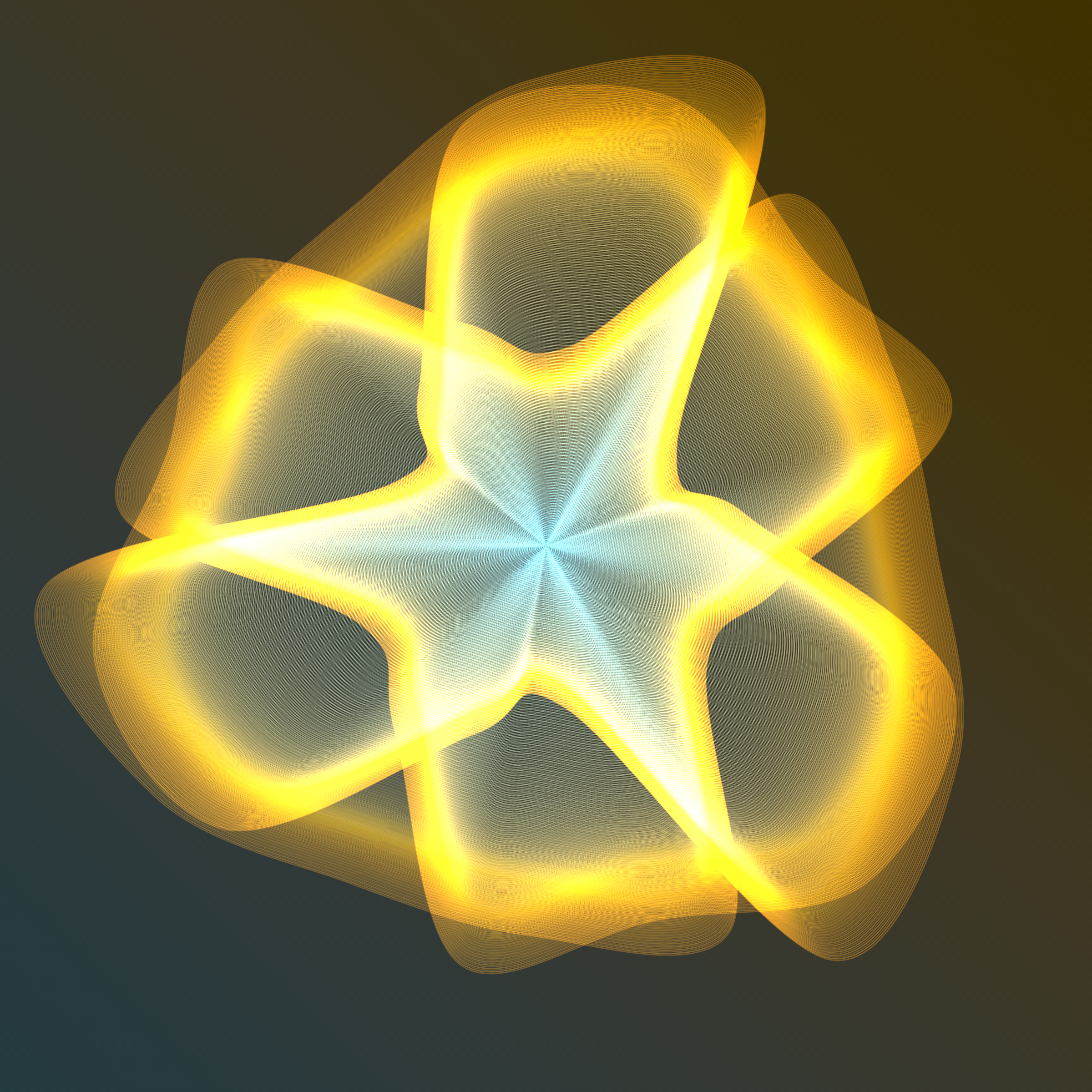 Art Blocks - Art Blocks v2 - Flowers #3861 - NFT # 116003861