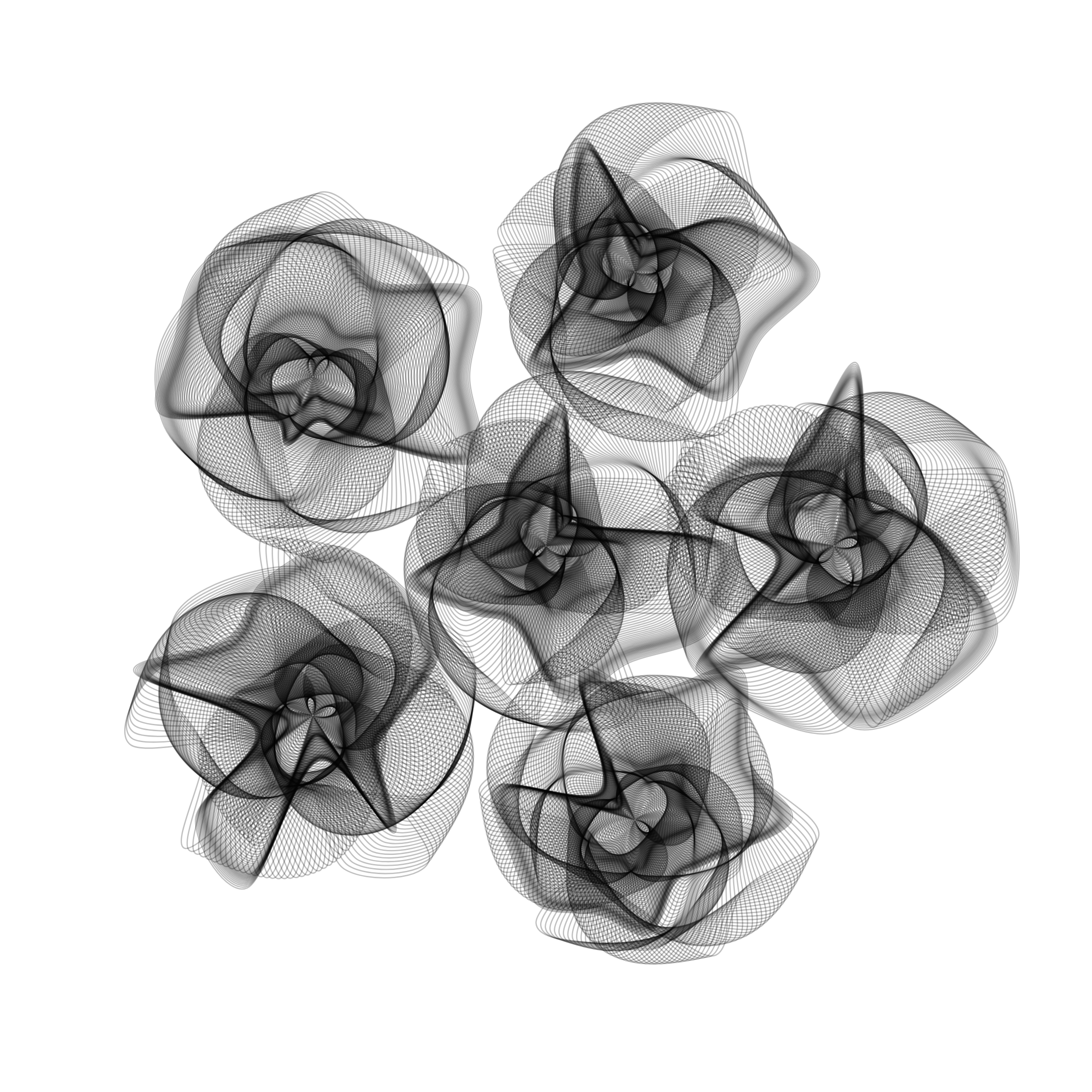 Art Blocks - Art Blocks v2 - Flowers #3863 - NFT # 116003863