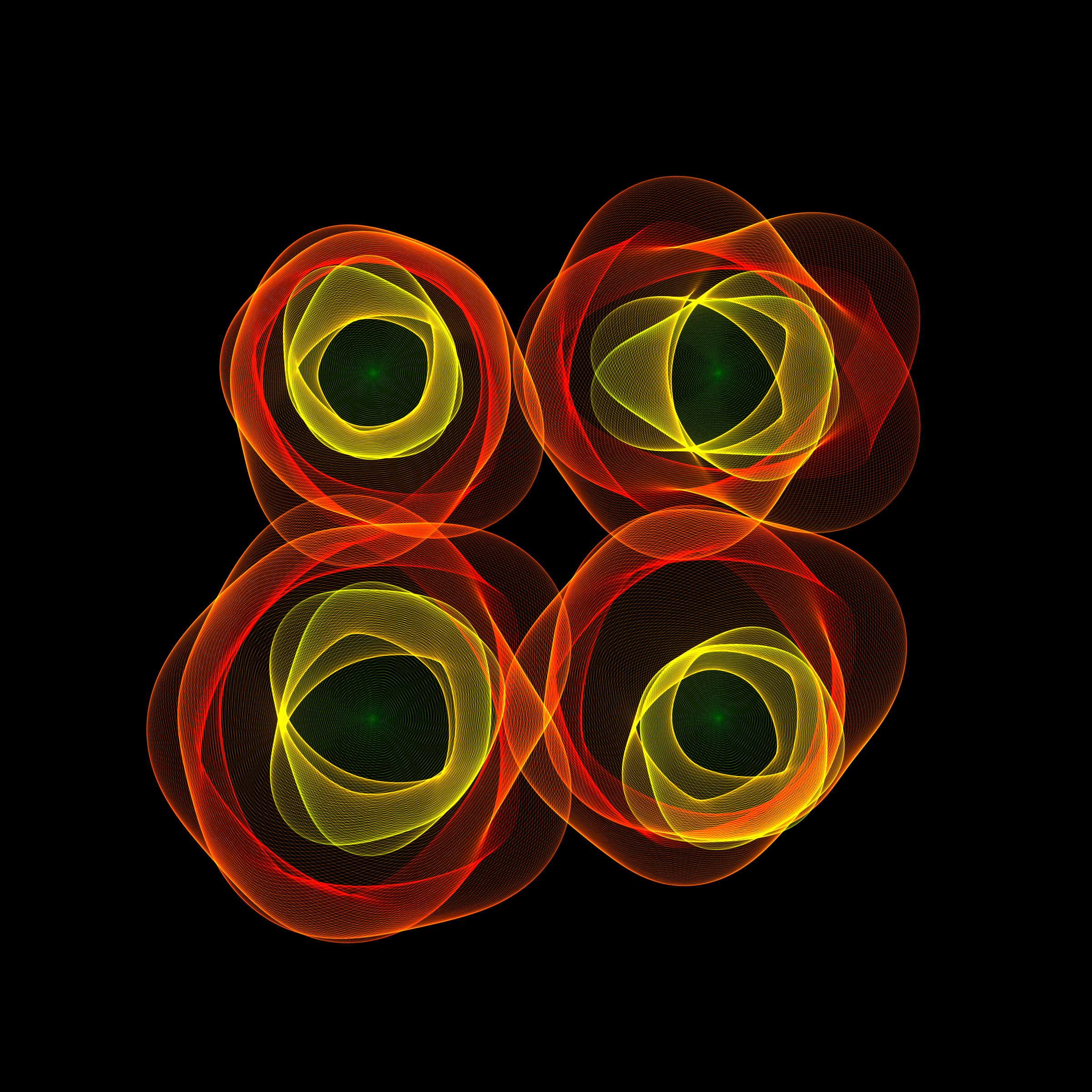 Art Blocks - Art Blocks v2 - Flowers #3869 - NFT # 116003869