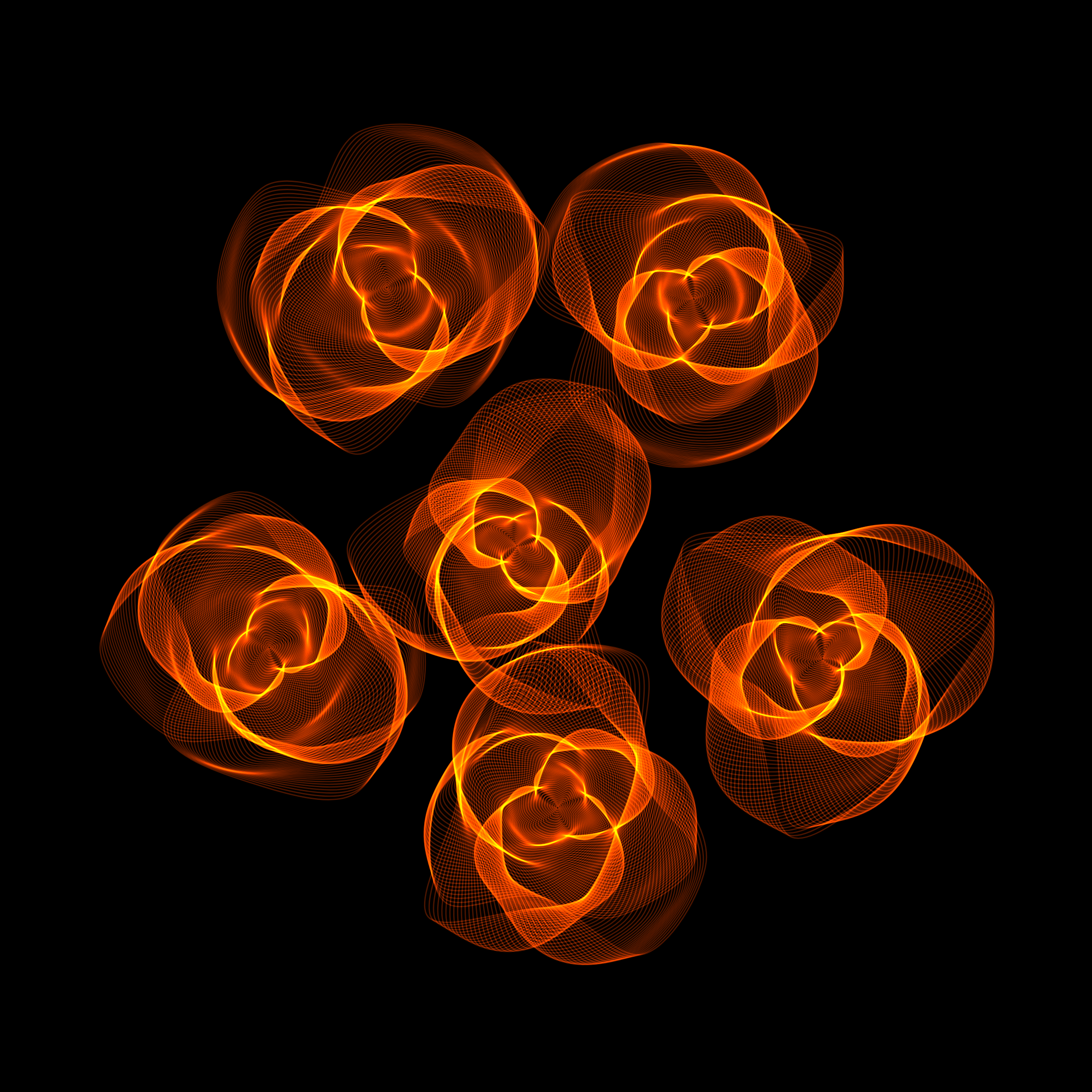 Art Blocks - Art Blocks v2 - Flowers #3875 - NFT # 116003875