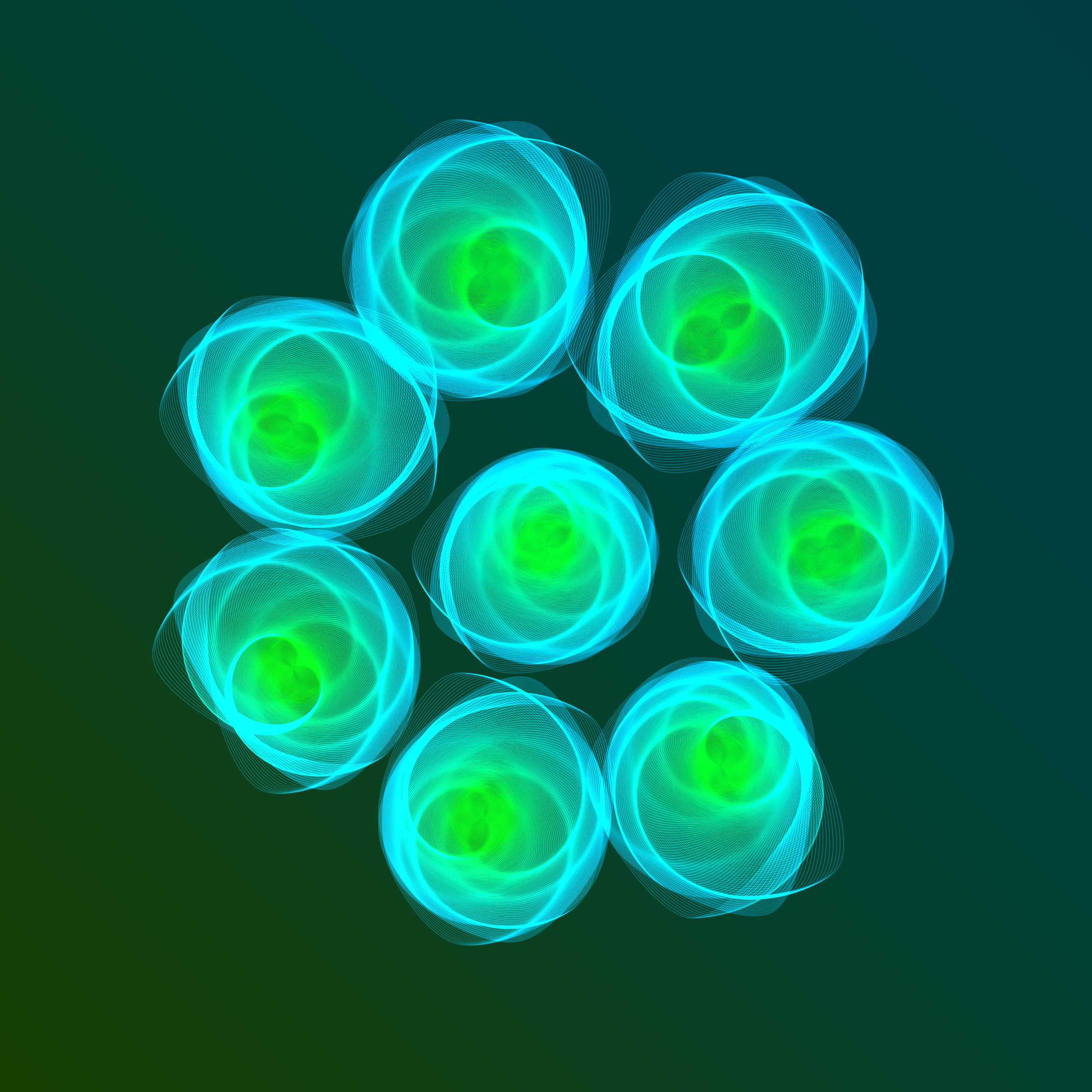 Art Blocks - Art Blocks v2 - Flowers #3881 - NFT # 116003881