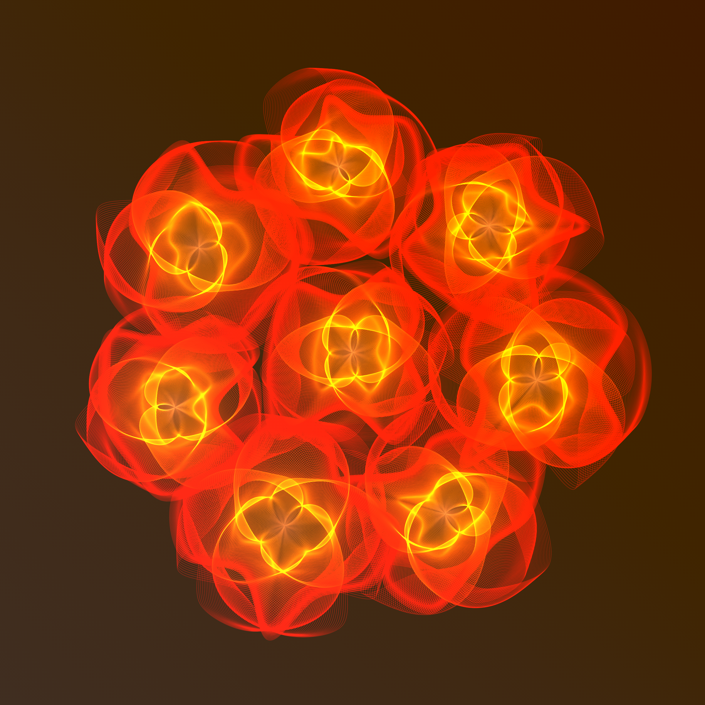 Art Blocks - Art Blocks v2 - Flowers #3889 - NFT # 116003889