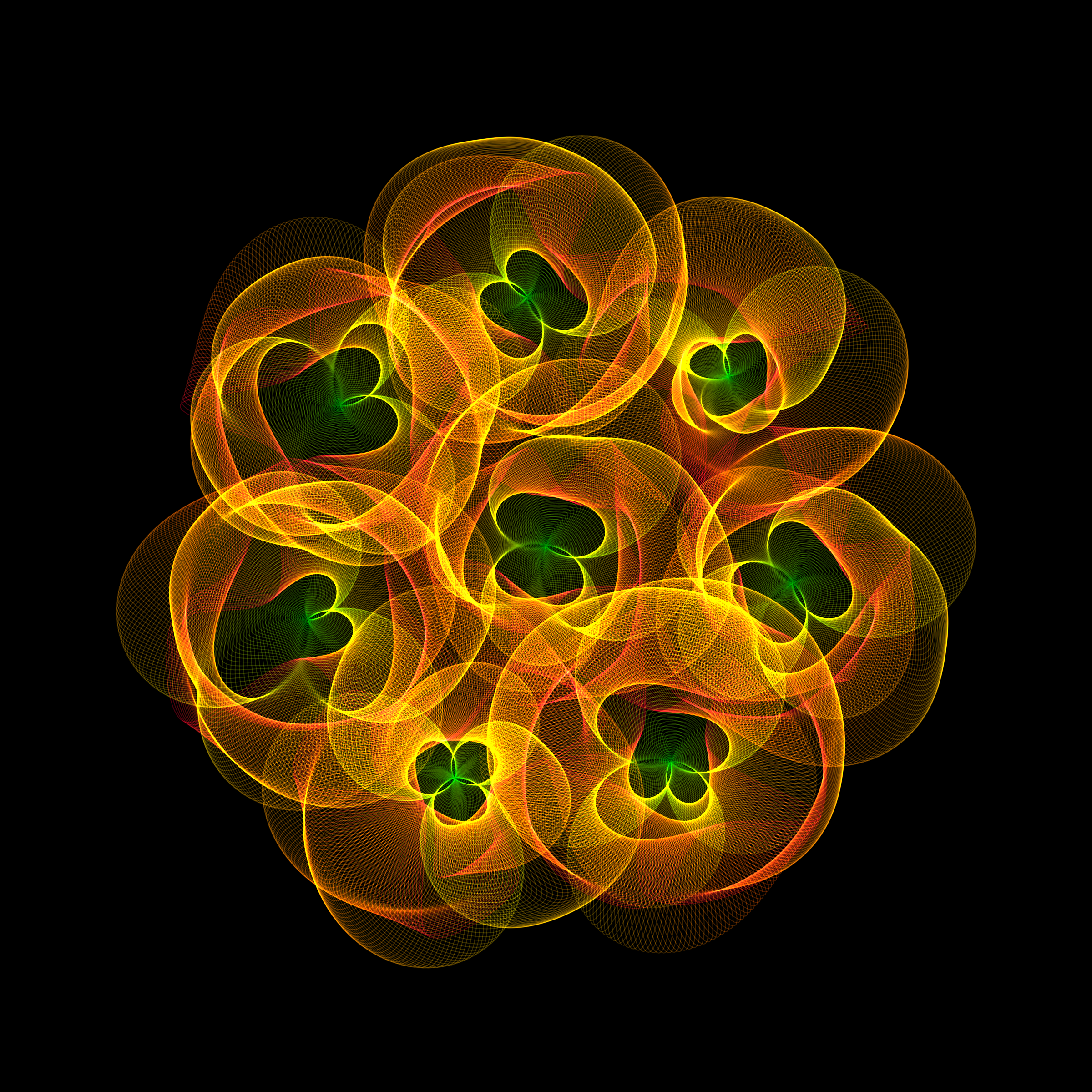 Art Blocks - Art Blocks v2 - Flowers #3893 - NFT # 116003893