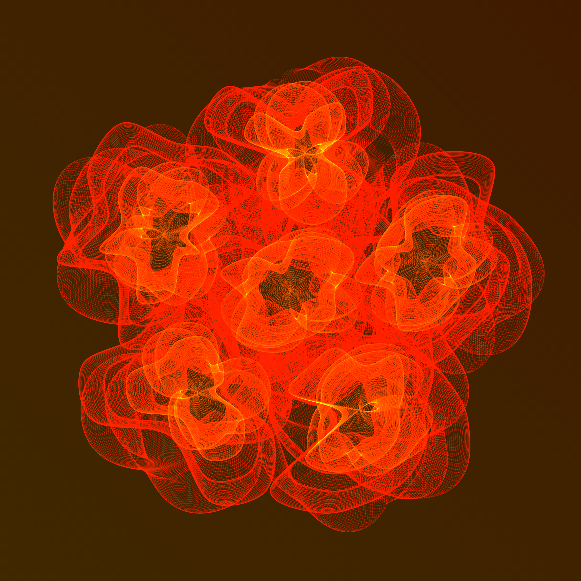 Art Blocks - Art Blocks v2 - Flowers #3897 - NFT # 116003897