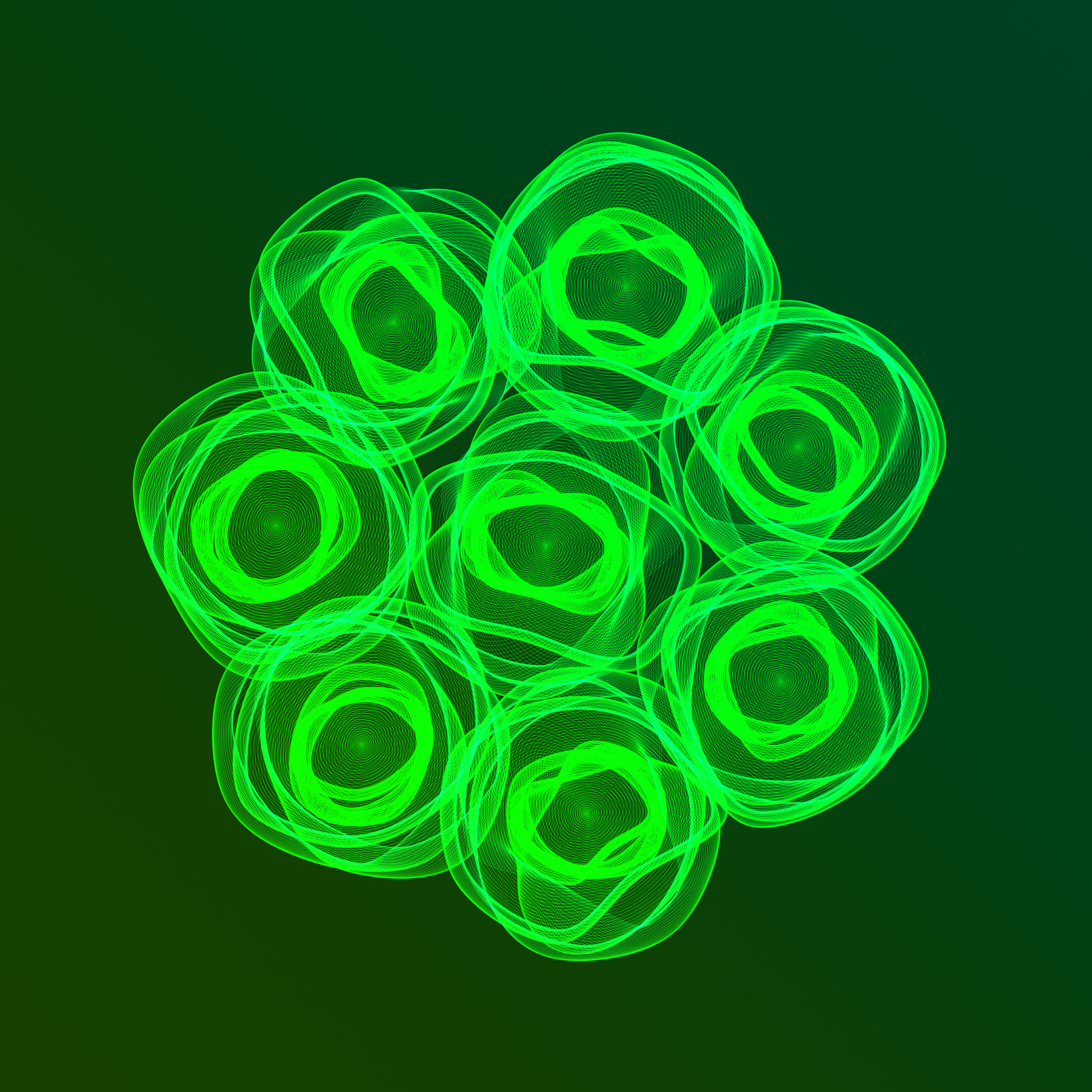 Art Blocks - Art Blocks v2 - Flowers #3901 - NFT # 116003901