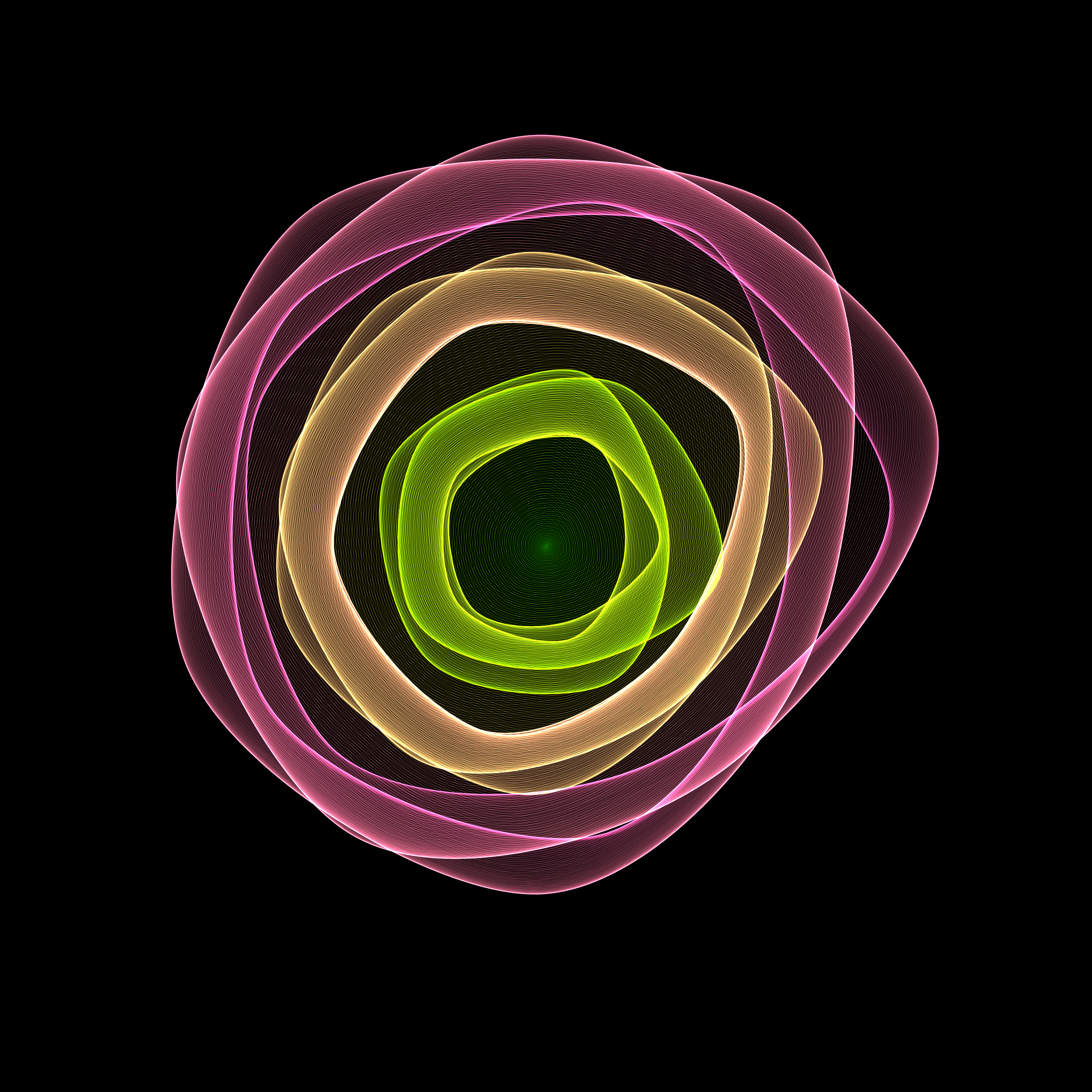 Art Blocks - Art Blocks v2 - Flowers #3903 - NFT # 116003903