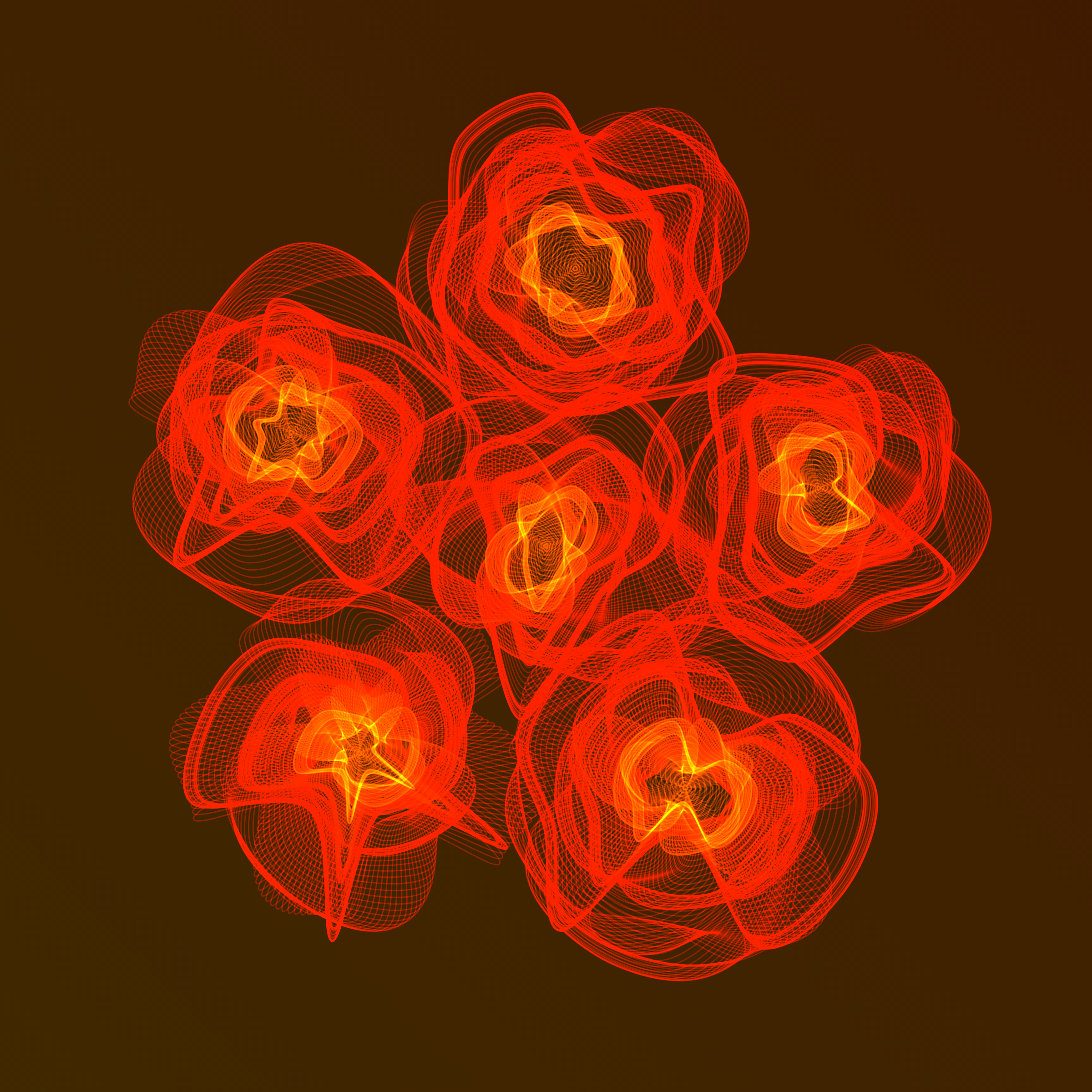 Art Blocks - Art Blocks v2 - Flowers #3911 - NFT # 116003911