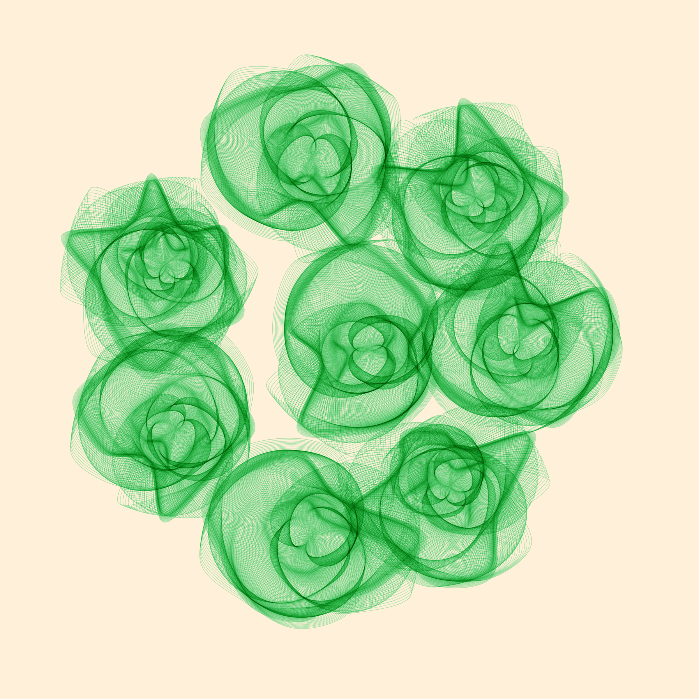 Art Blocks - Art Blocks v2 - Flowers #3913 - NFT # 116003913