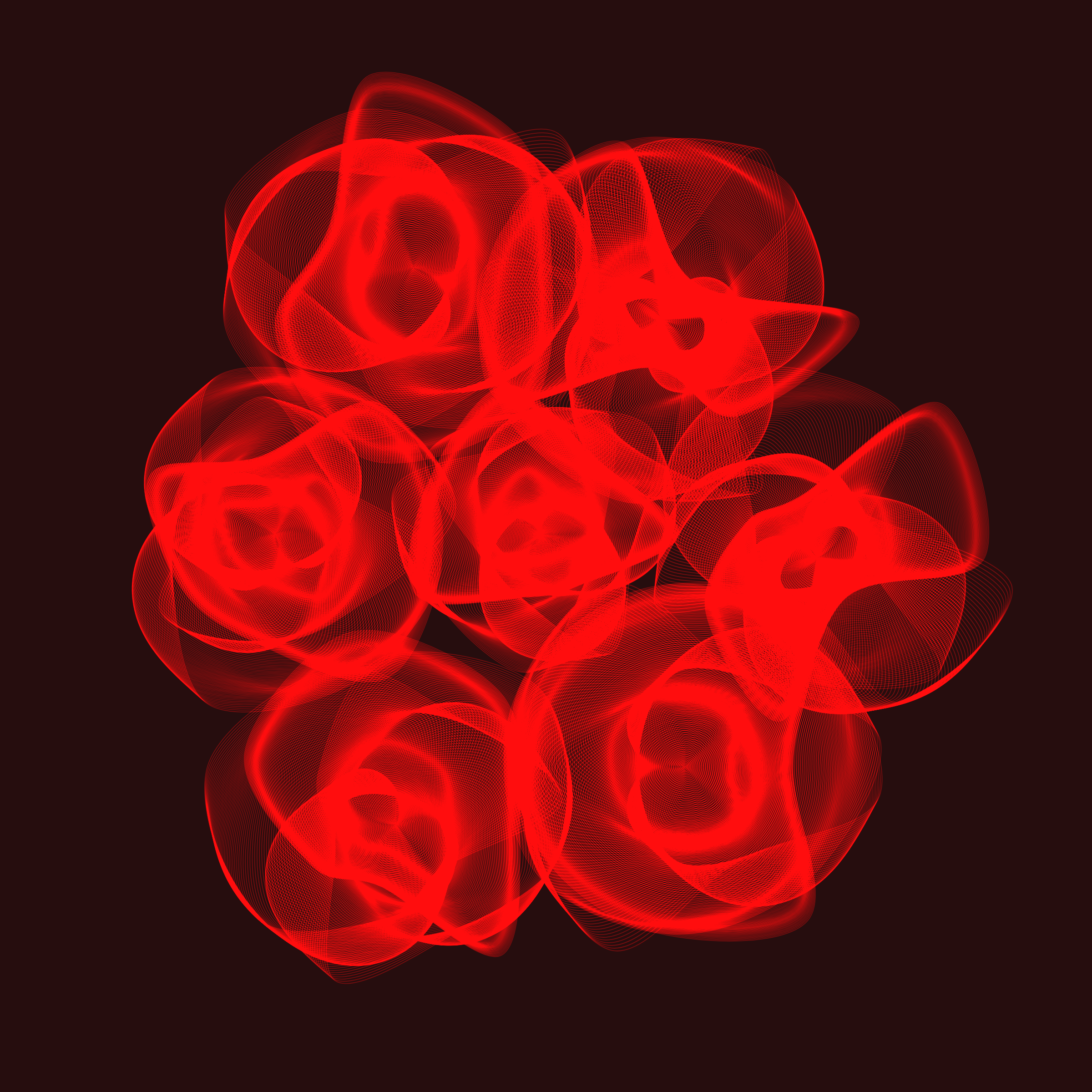 Art Blocks - Art Blocks v2 - Flowers #3915 - NFT # 116003915