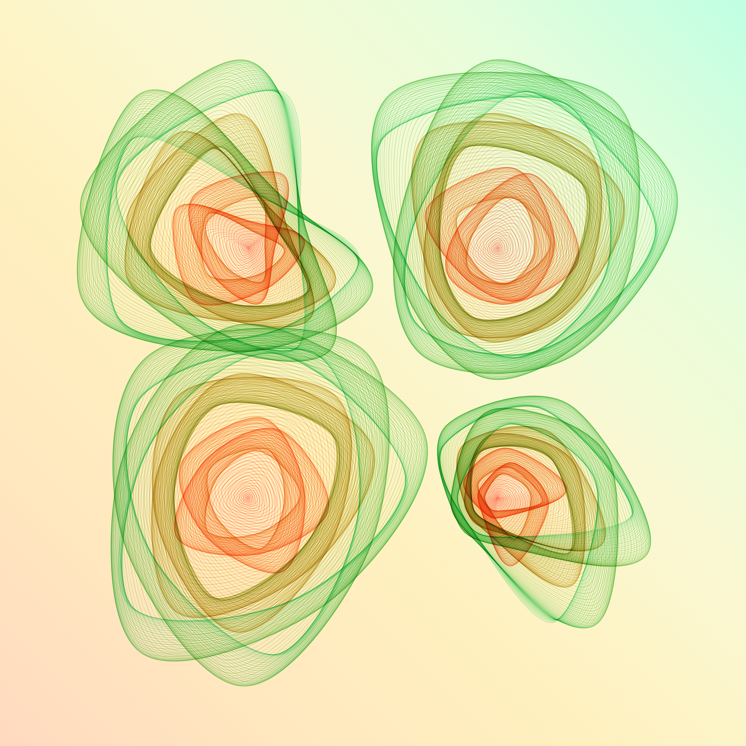 Art Blocks - Art Blocks v2 - Flowers #3921 - NFT # 116003921