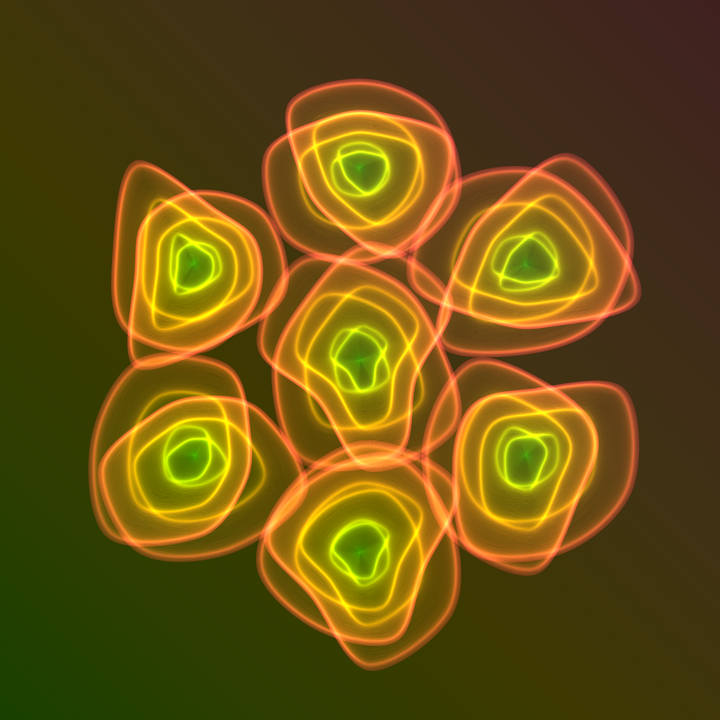 Art Blocks - Art Blocks v2 - Flowers #3931 - NFT # 116003931