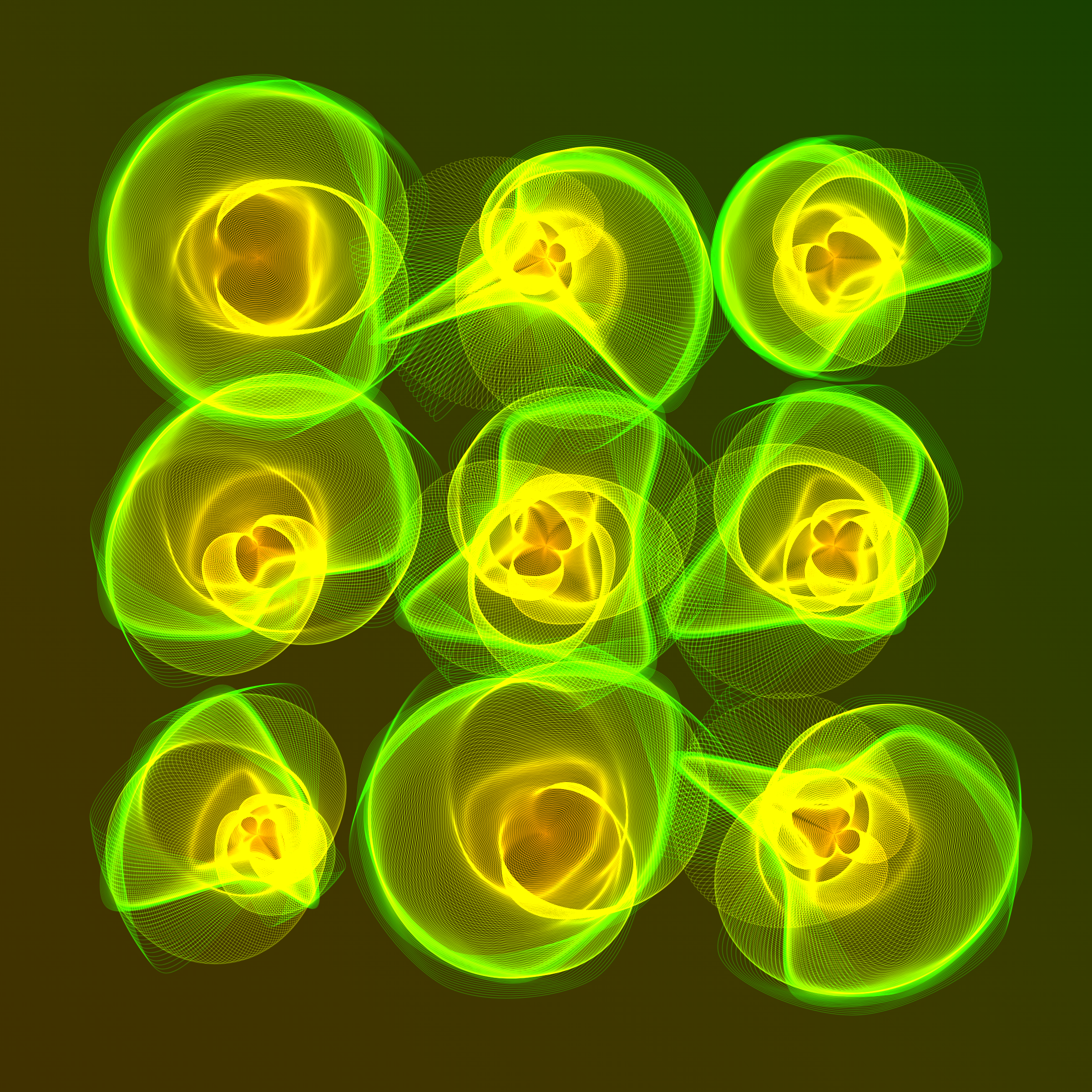 Art Blocks - Art Blocks v2 - Flowers #3937 - NFT # 116003937