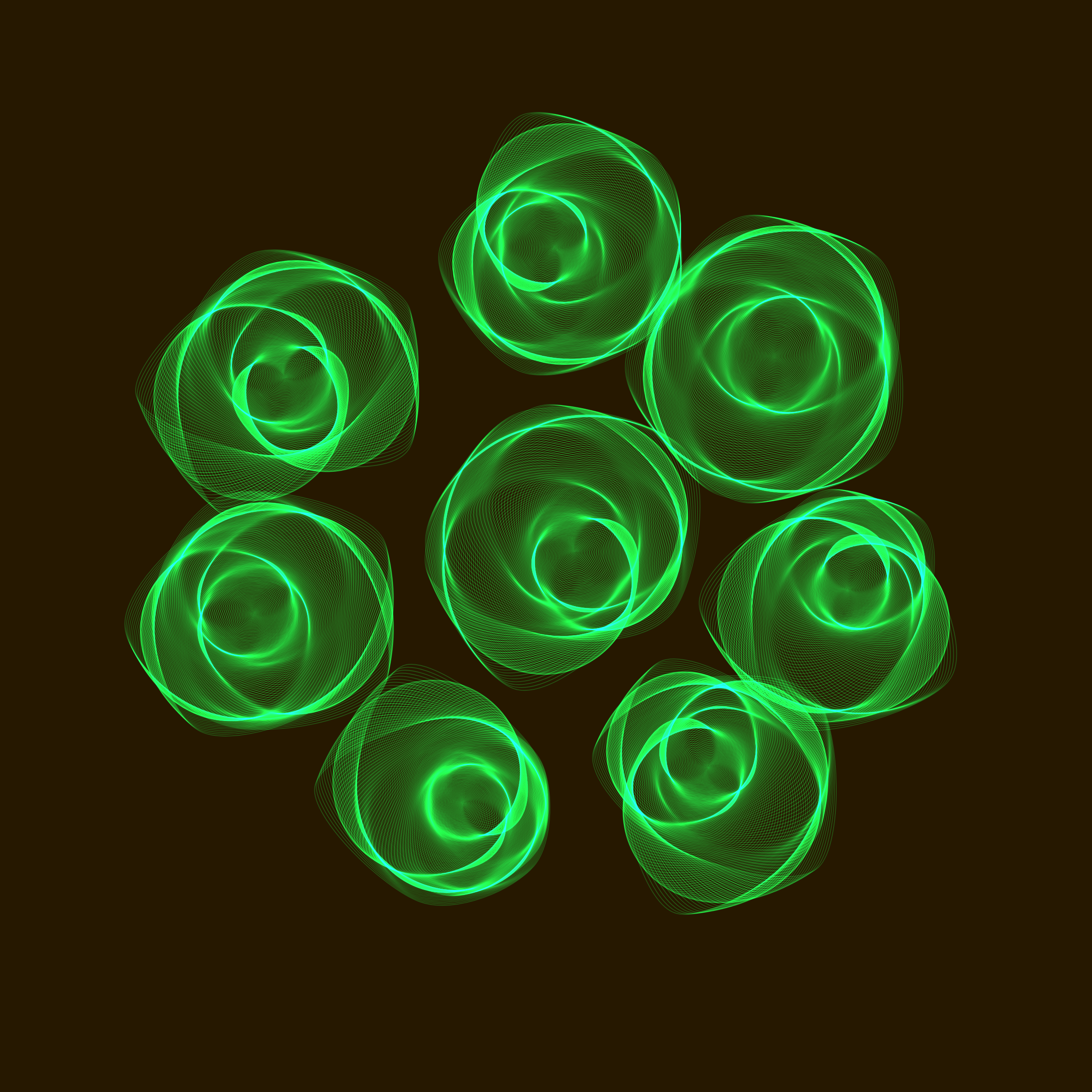 Art Blocks - Art Blocks v2 - Flowers #3942 - NFT # 116003942