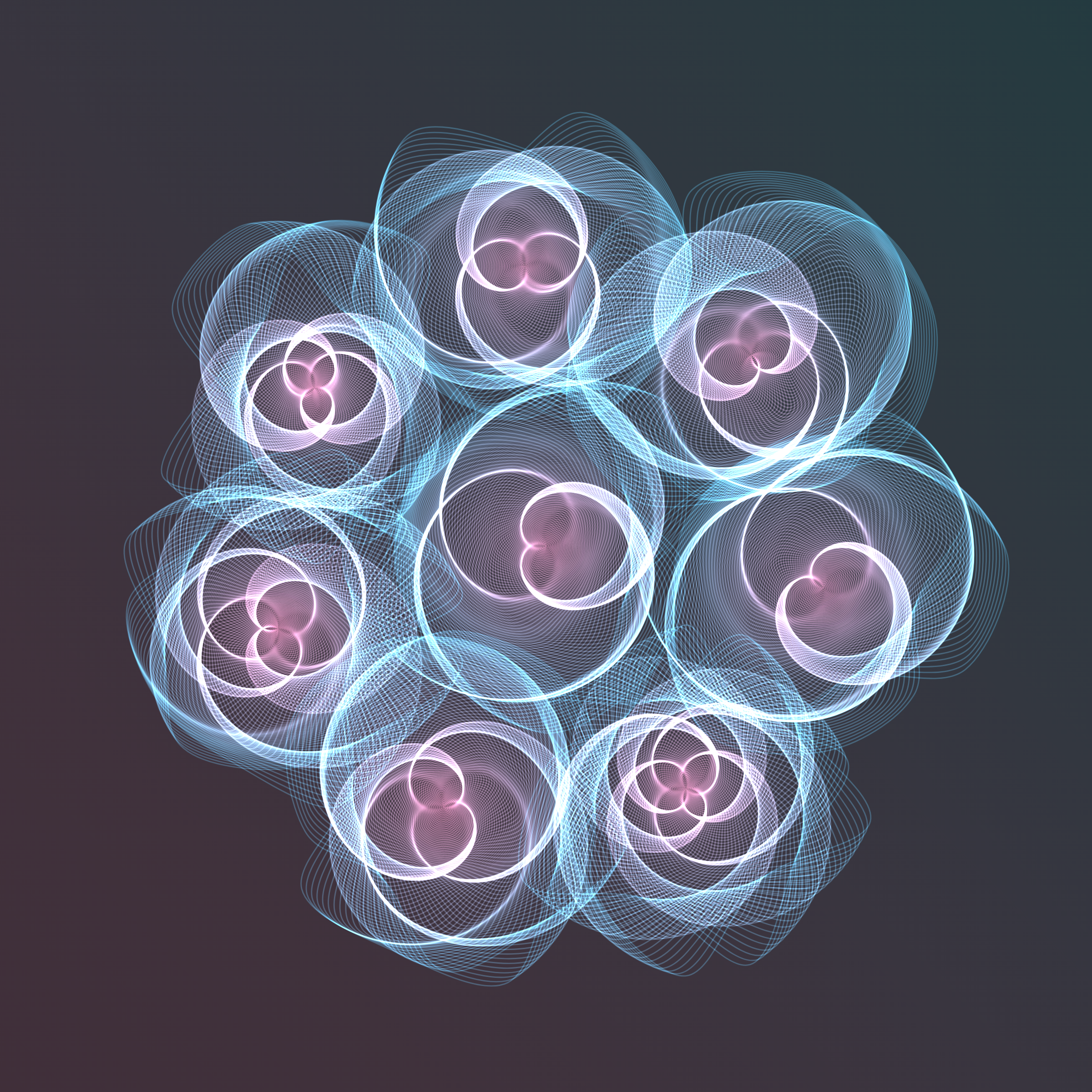 Art Blocks - Art Blocks v2 - Flowers #3945 - NFT # 116003945