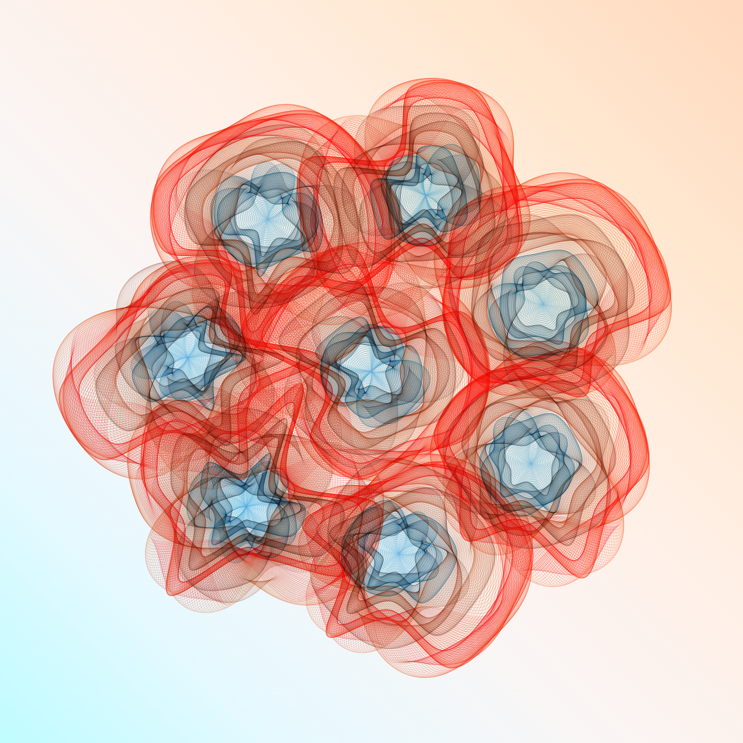 Art Blocks - Art Blocks v2 - Flowers #3953 - NFT # 116003953