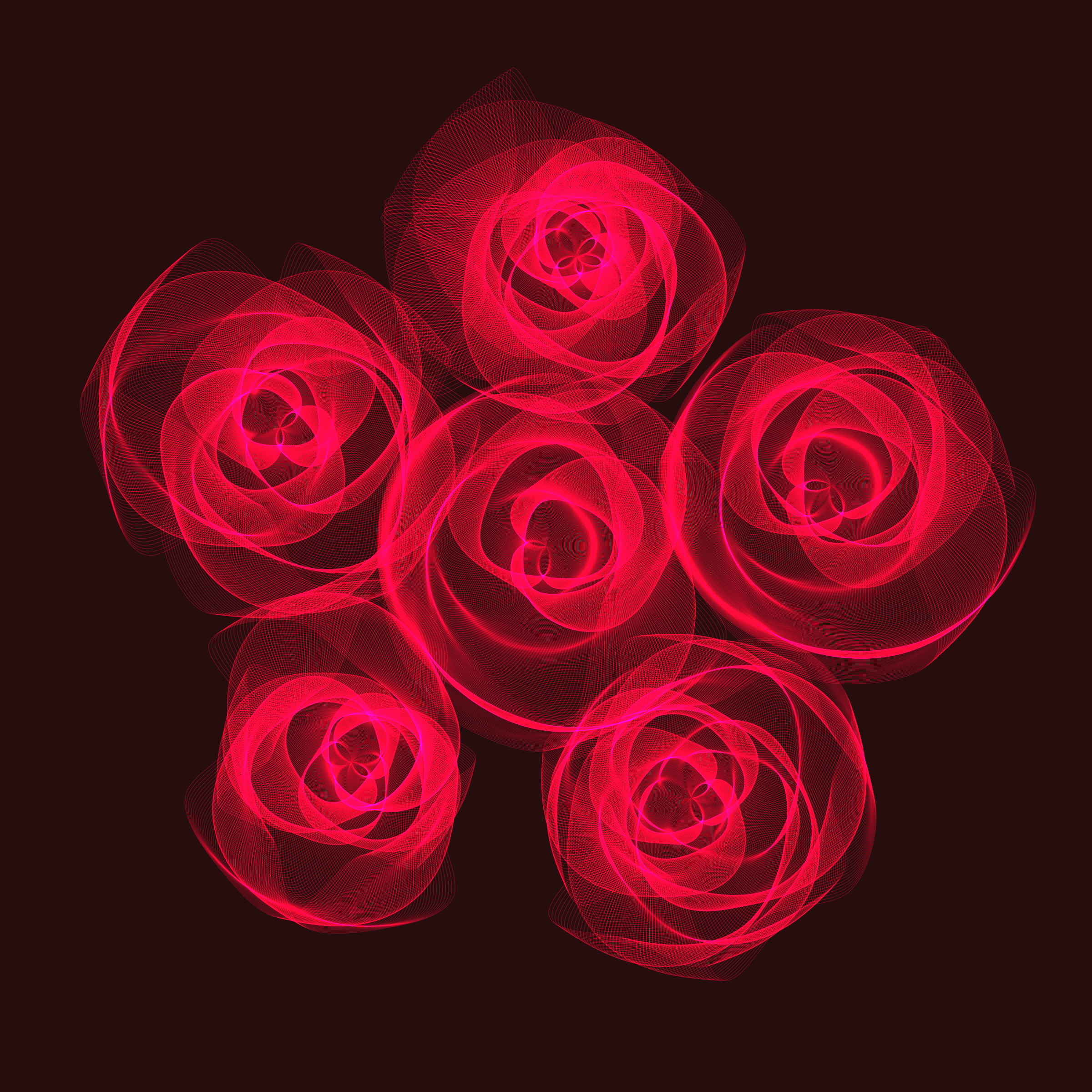 Art Blocks - Art Blocks v2 - Flowers #3958 - NFT # 116003958