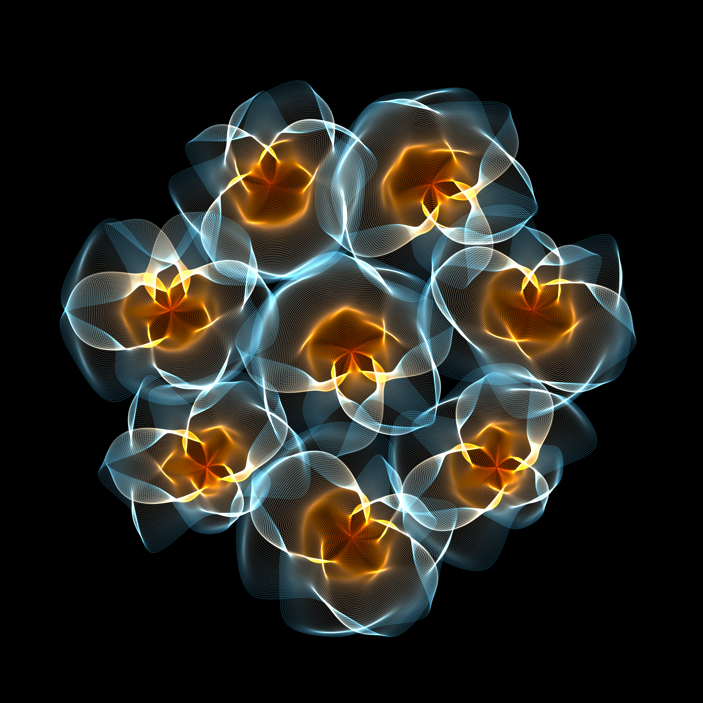 Art Blocks - Art Blocks v2 - Flowers #3966 - NFT # 116003966