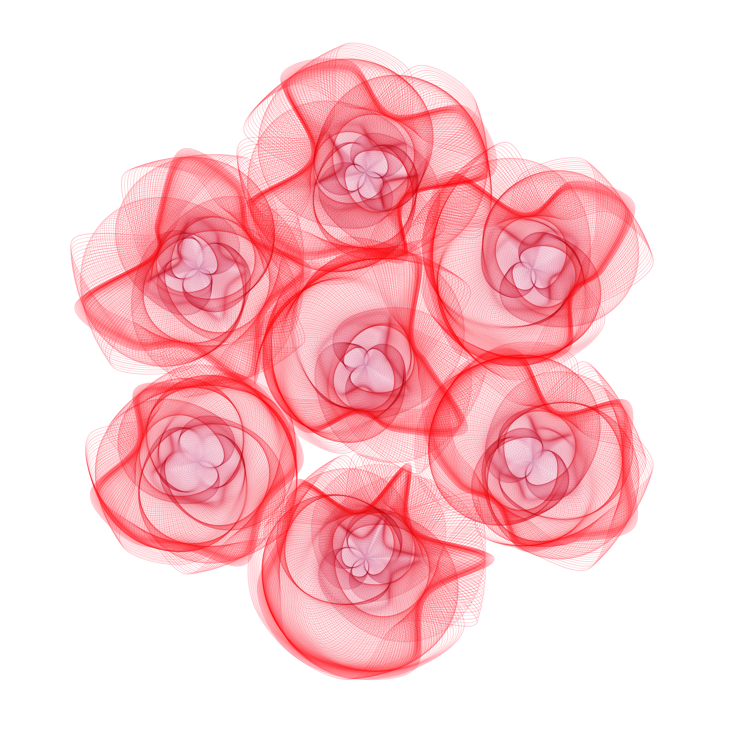 Art Blocks - Art Blocks v2 - Flowers #3968 - NFT # 116003968