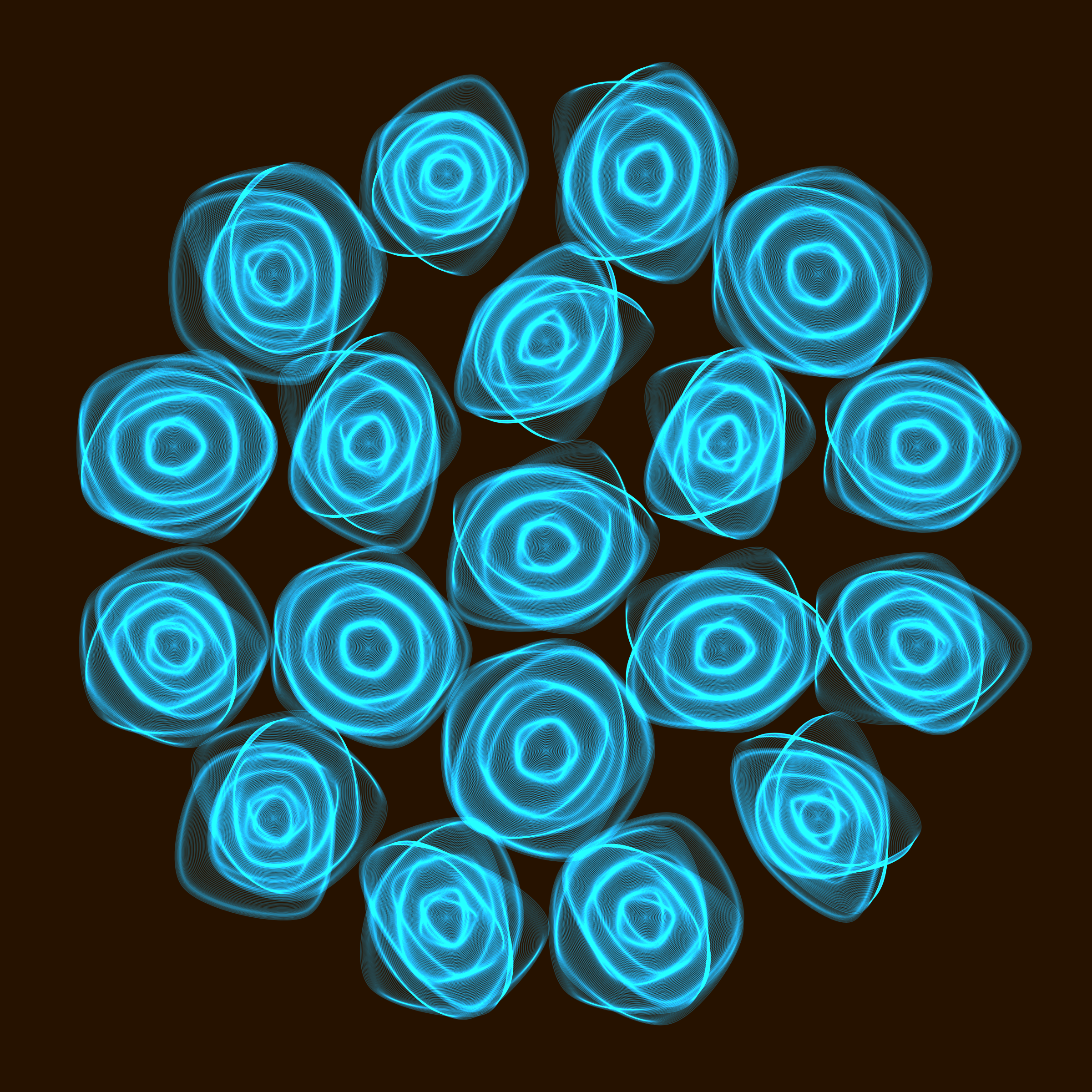 Art Blocks - Art Blocks v2 - Flowers #3973 - NFT # 116003973