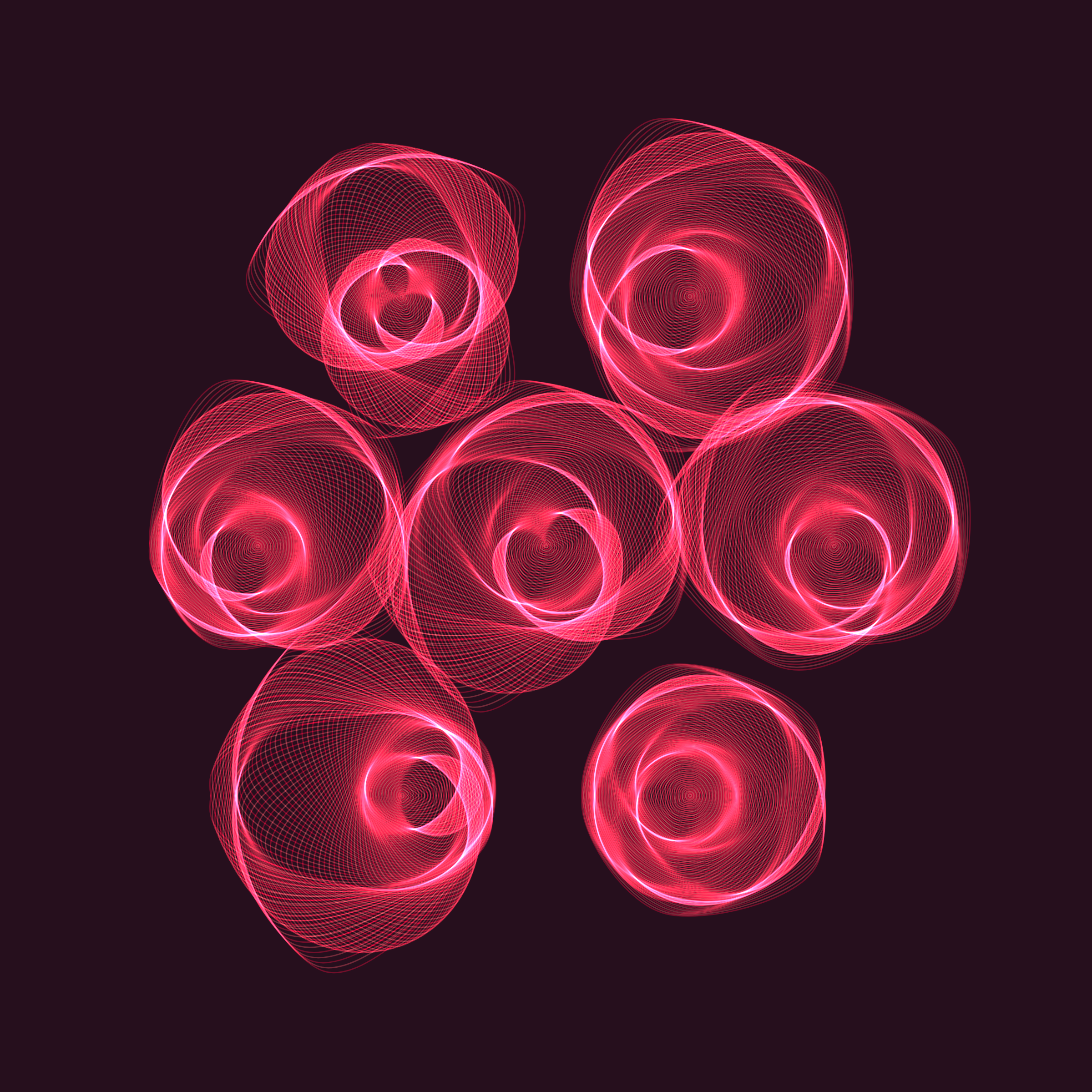 Art Blocks - Art Blocks v2 - Flowers #3980 - NFT # 116003980