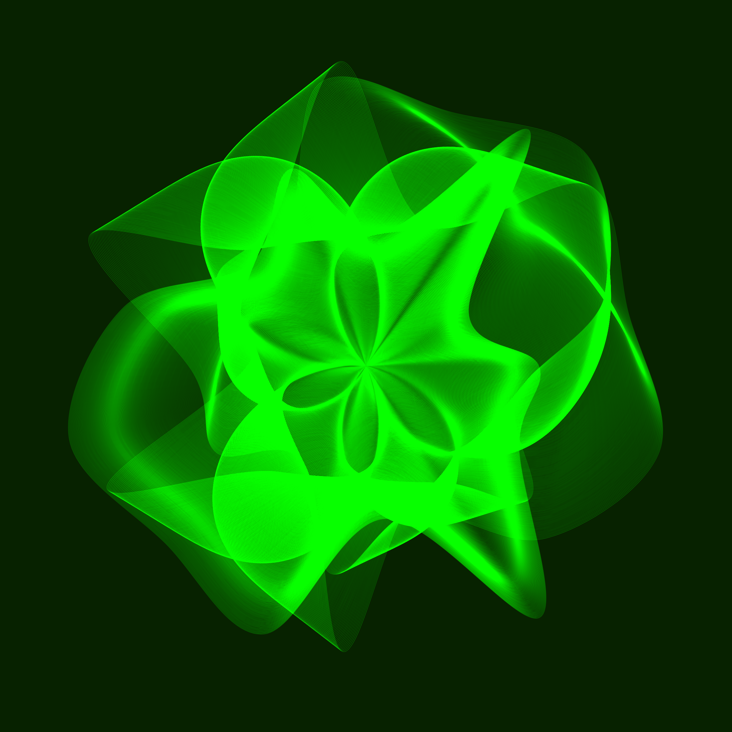 Art Blocks - Art Blocks v2 - Flowers #3989 - NFT # 116003989