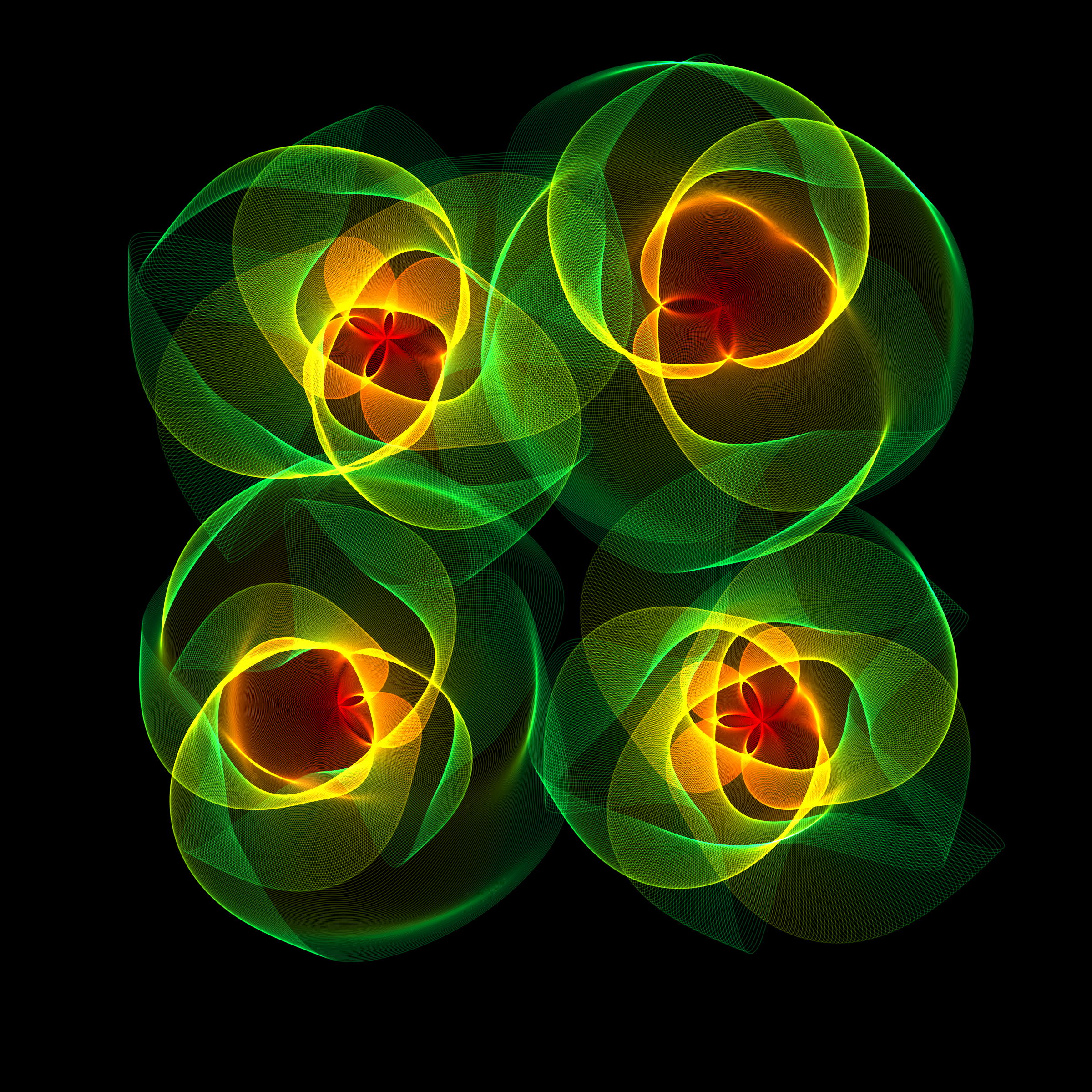 Art Blocks - Art Blocks v2 - Flowers #3993 - NFT # 116003993