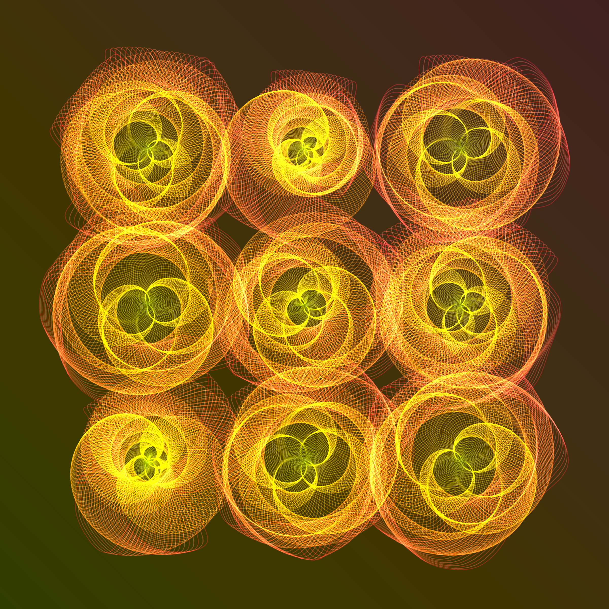 Art Blocks - Art Blocks v2 - Flowers #3998 - NFT # 116003998