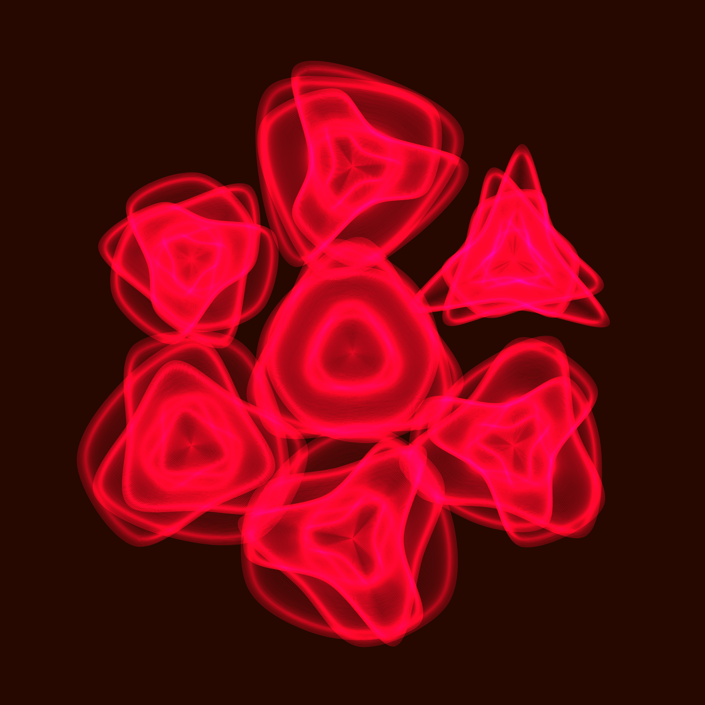 Art Blocks - Art Blocks v2 - Flowers #4015 - NFT # 116004015