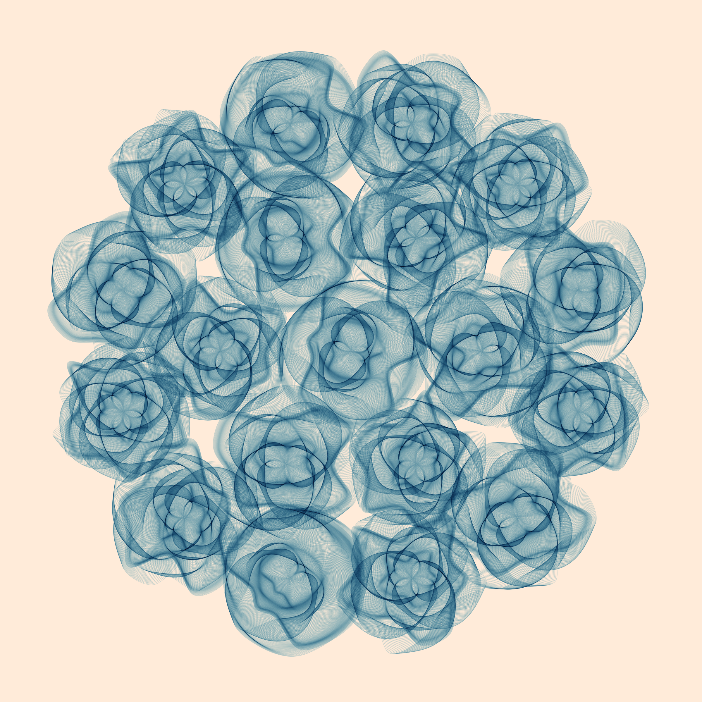 Art Blocks - Art Blocks v2 - Flowers #4017 - NFT # 116004017