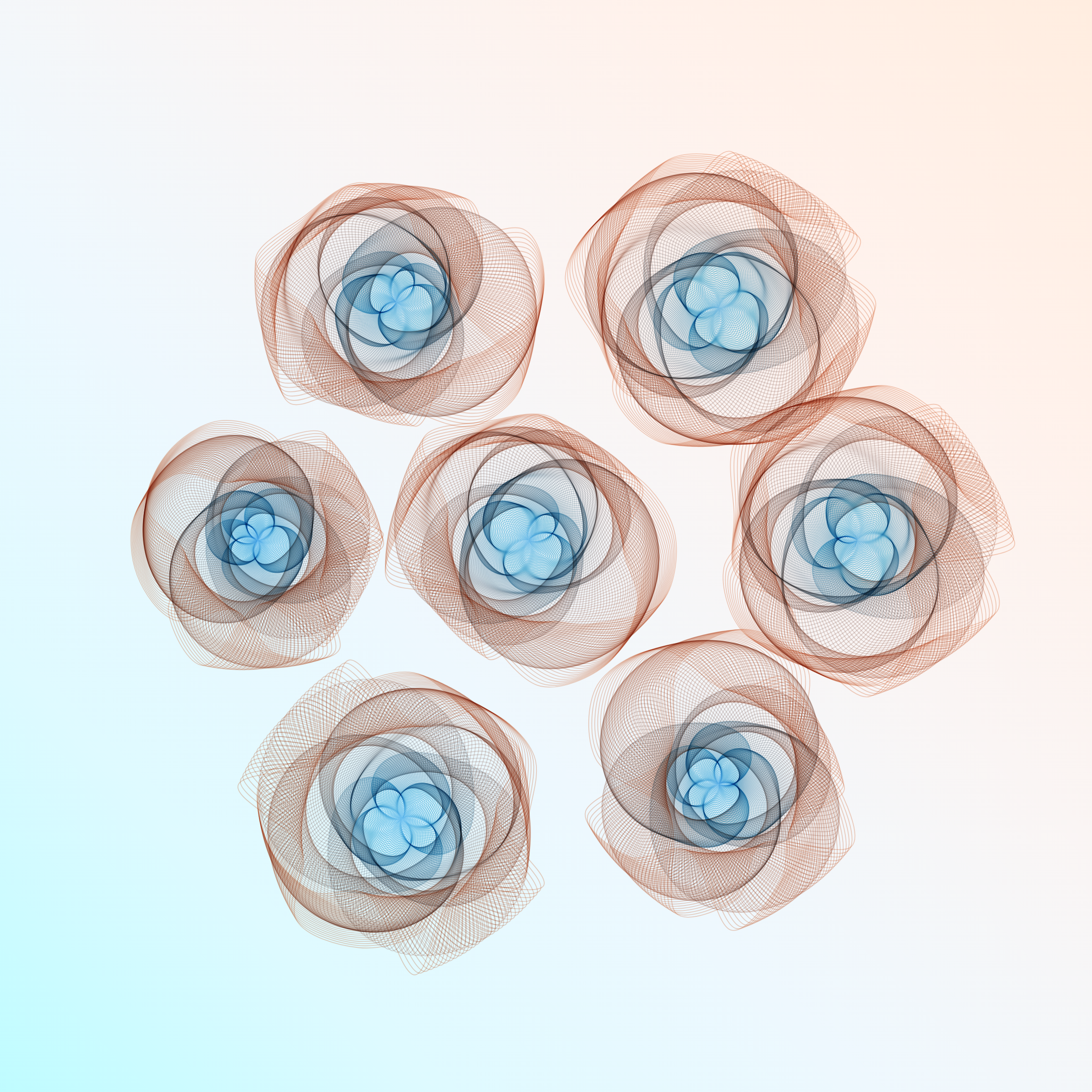 Art Blocks - Art Blocks v2 - Flowers #4023 - NFT # 116004023