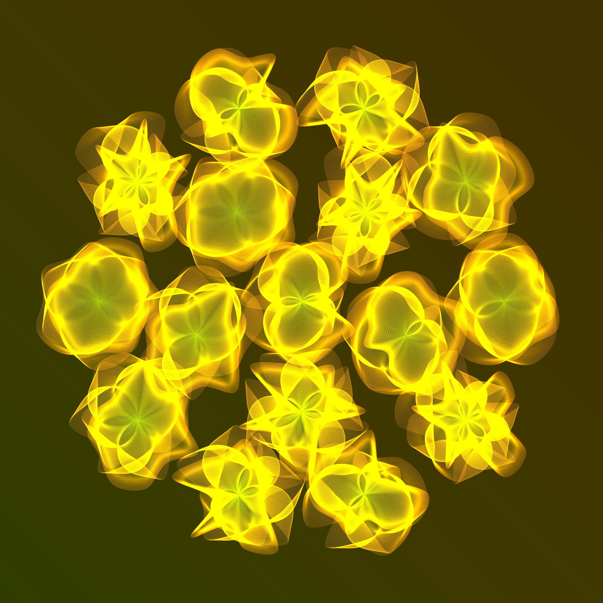 Art Blocks - Art Blocks v2 - Flowers #4024 - NFT # 116004024