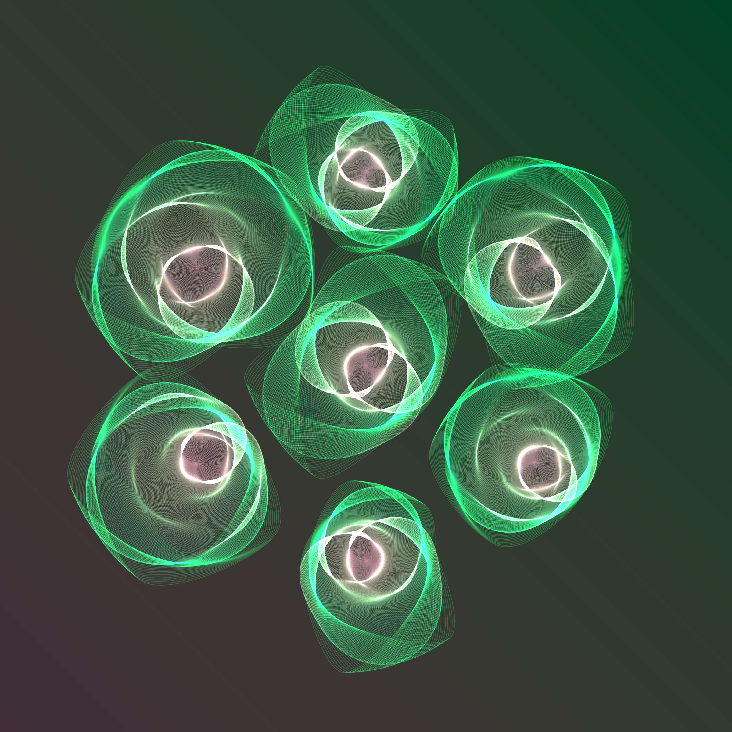 Art Blocks - Art Blocks v2 - Flowers #4031 - NFT # 116004031