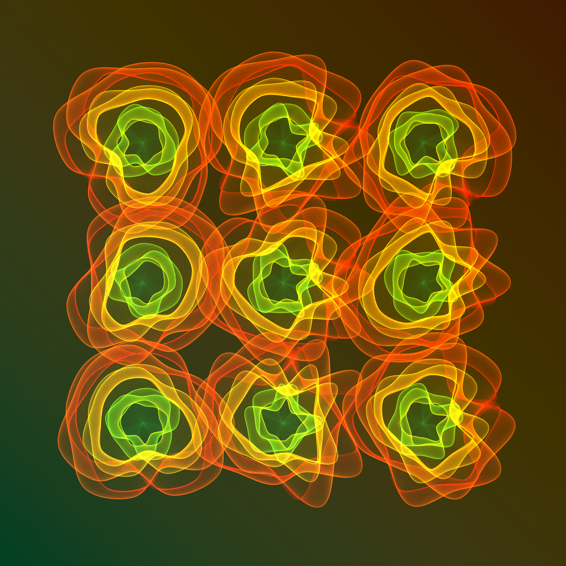 Art Blocks - Art Blocks v2 - Flowers #4036 - NFT # 116004036