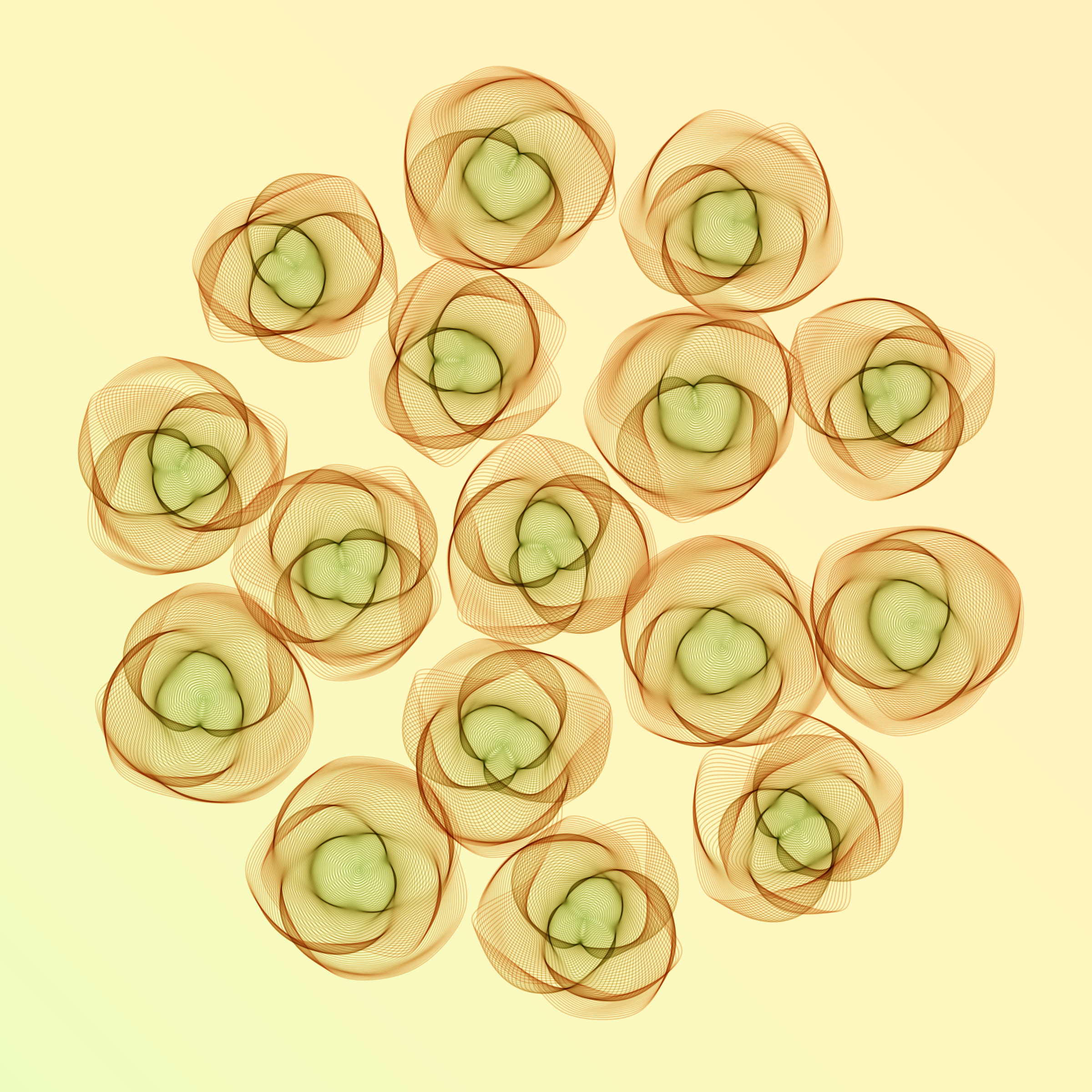 Art Blocks - Art Blocks v2 - Flowers #4044 - NFT # 116004044