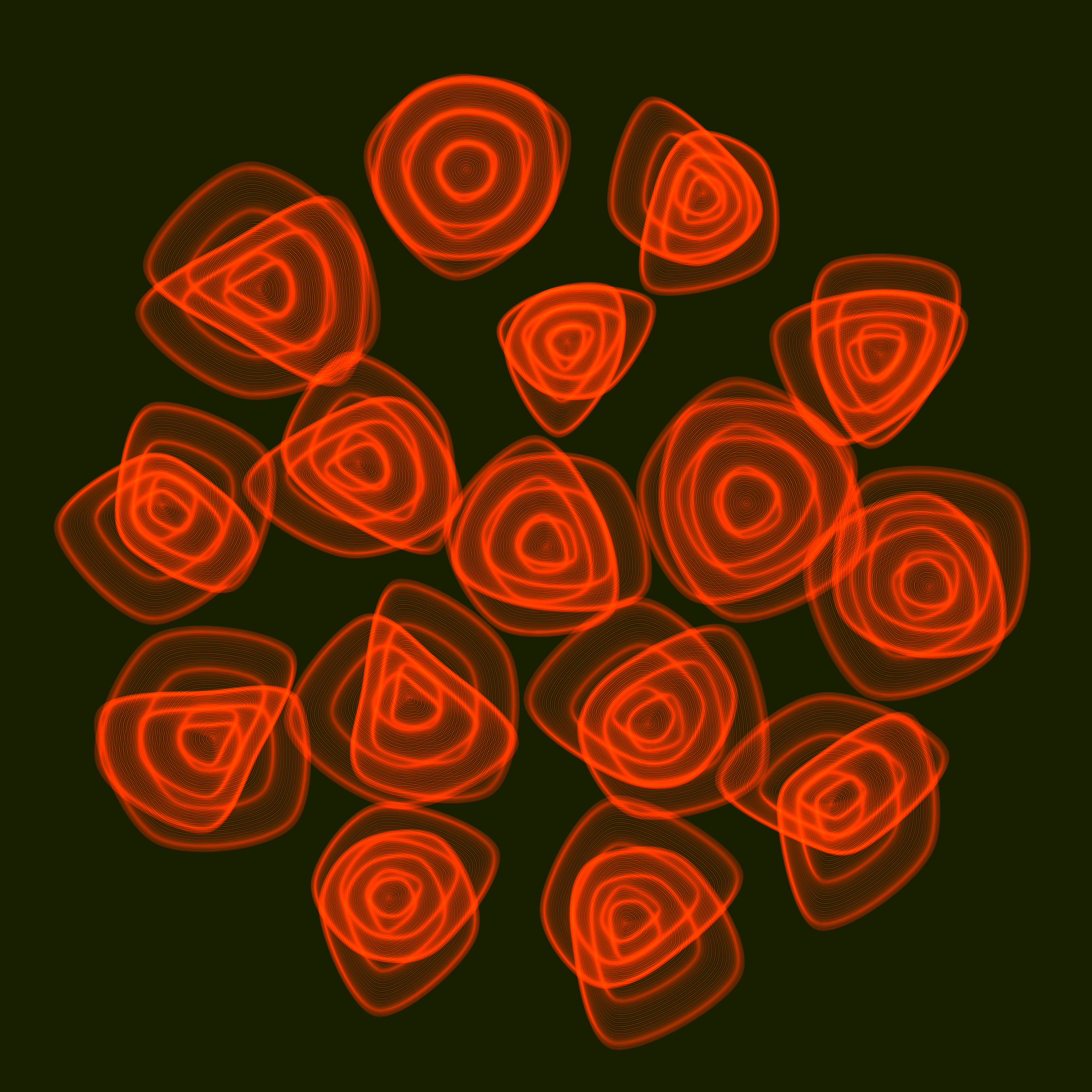 Art Blocks - Art Blocks v2 - Flowers #4051 - NFT # 116004051