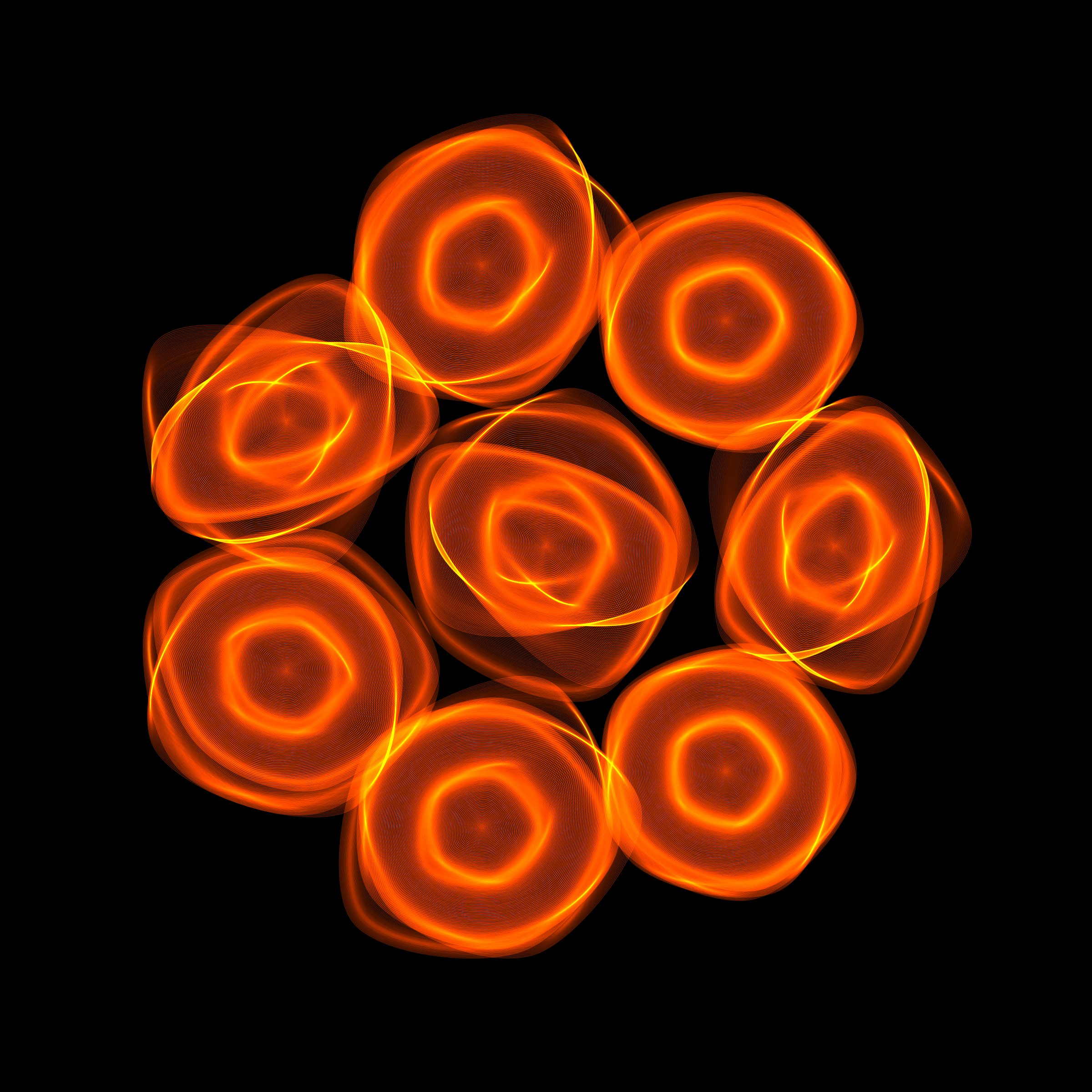 Art Blocks - Art Blocks v2 - Flowers #4054 - NFT # 116004054