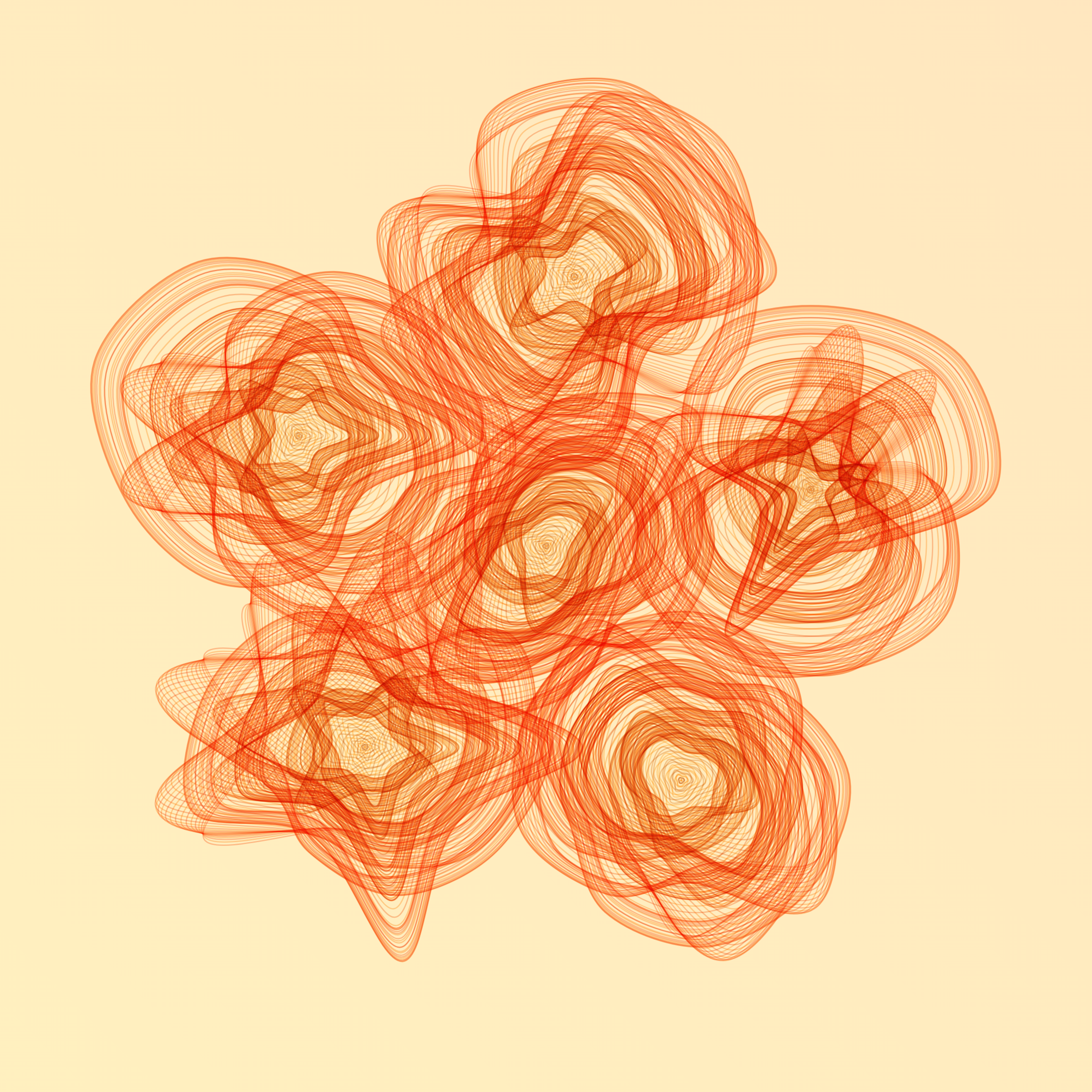 Art Blocks - Art Blocks v2 - Flowers #4055 - NFT # 116004055