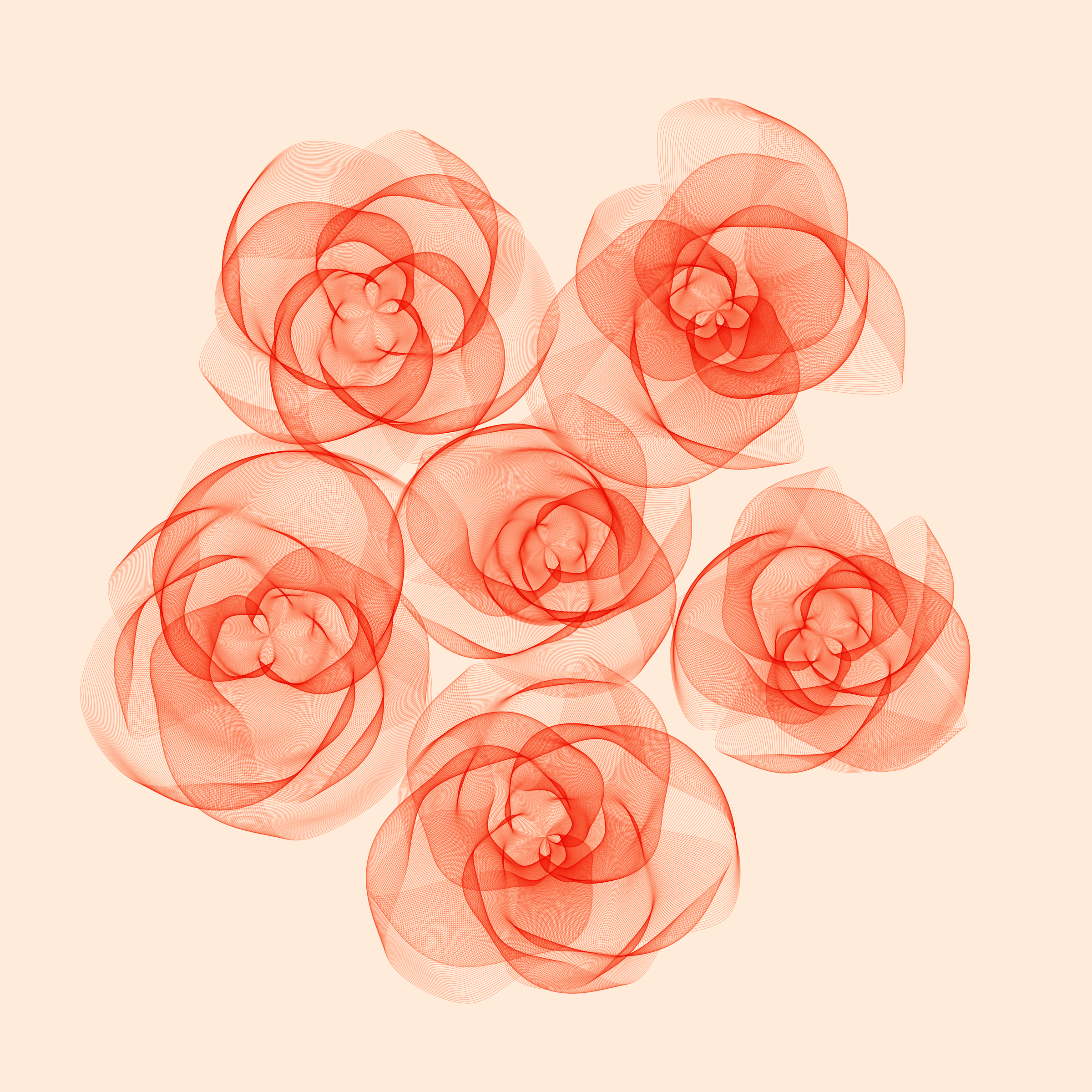 Art Blocks - Art Blocks v2 - Flowers #4070 - NFT # 116004070