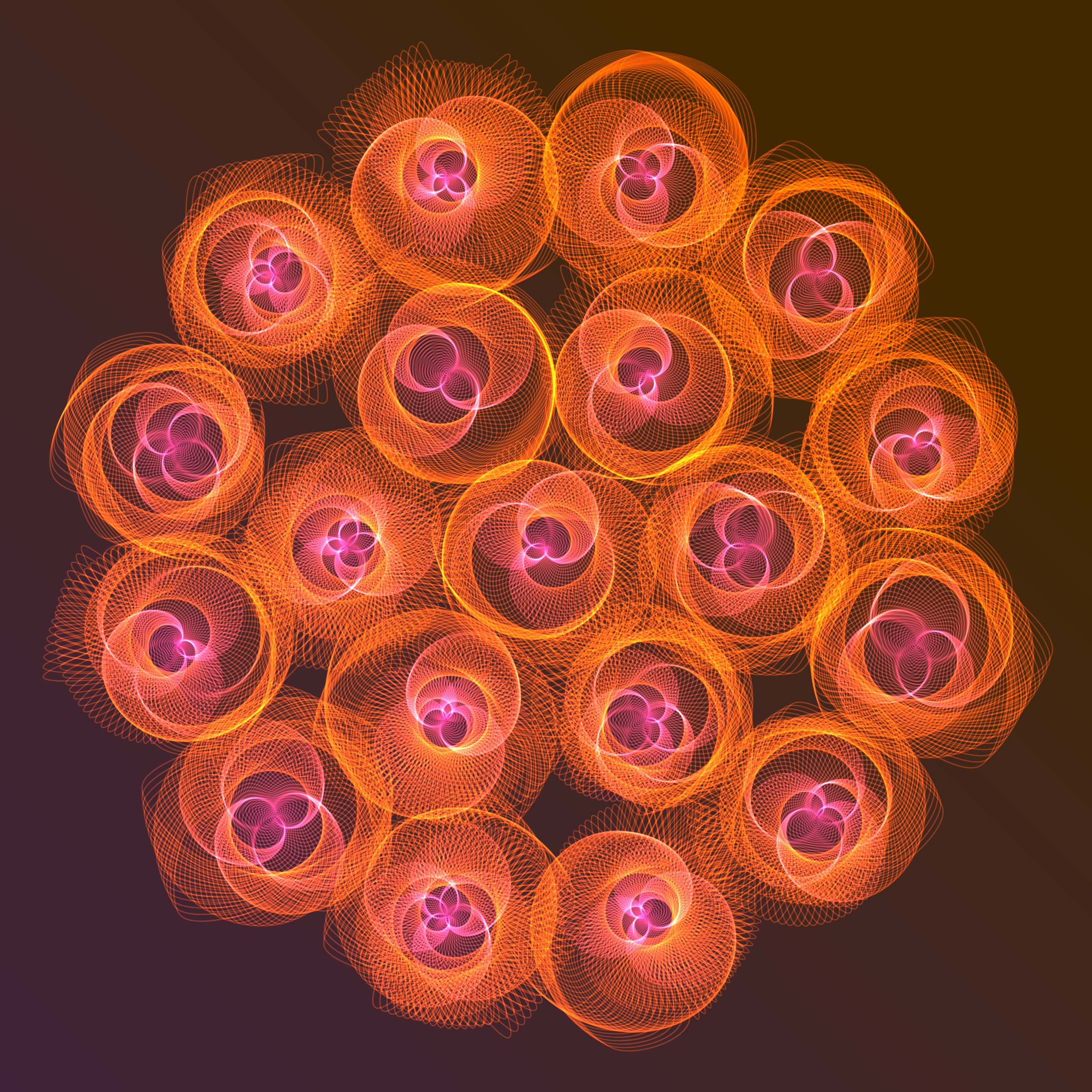 Art Blocks - Art Blocks v2 - Flowers #4072 - NFT # 116004072