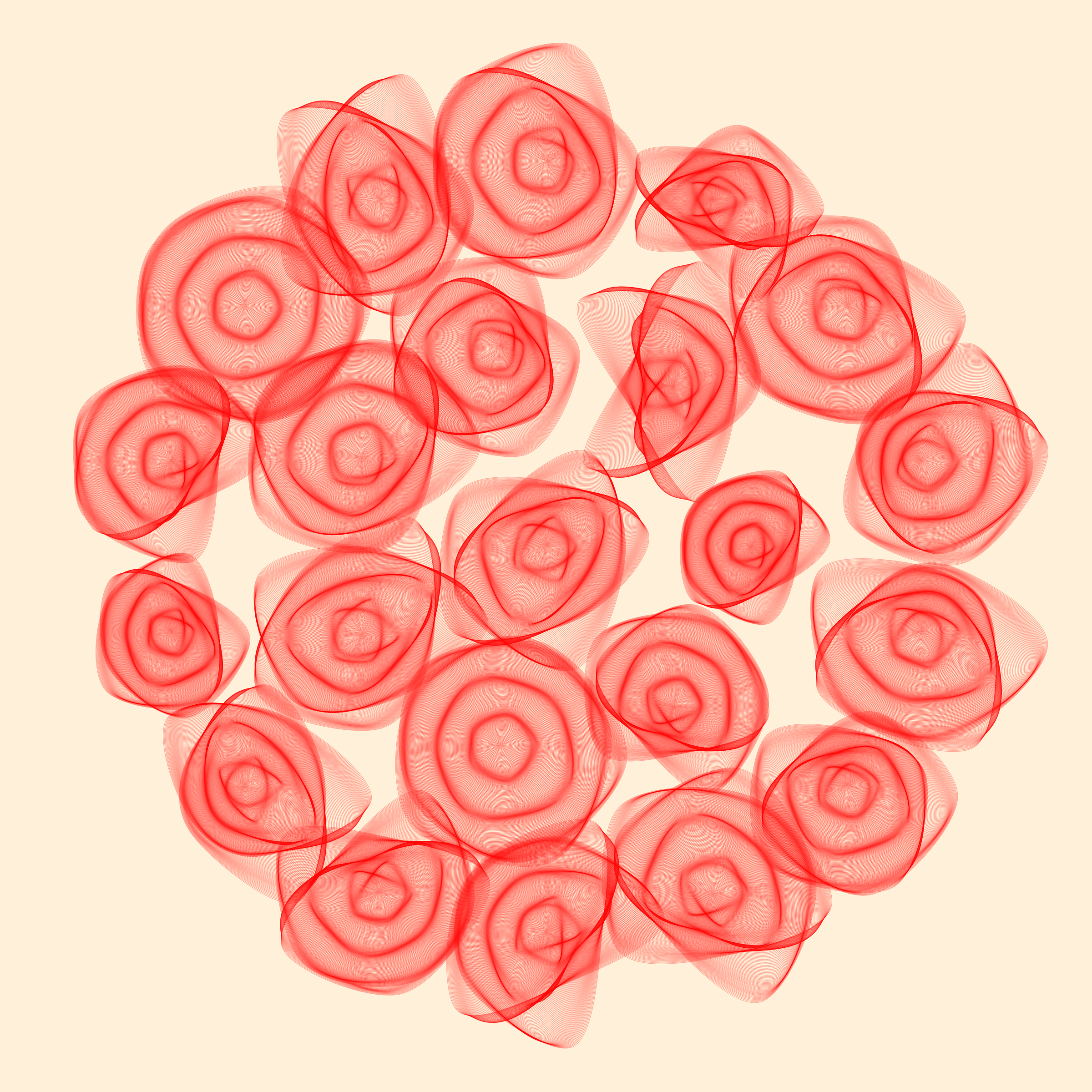 Art Blocks - Art Blocks v2 - Flowers #4076 - NFT # 116004076