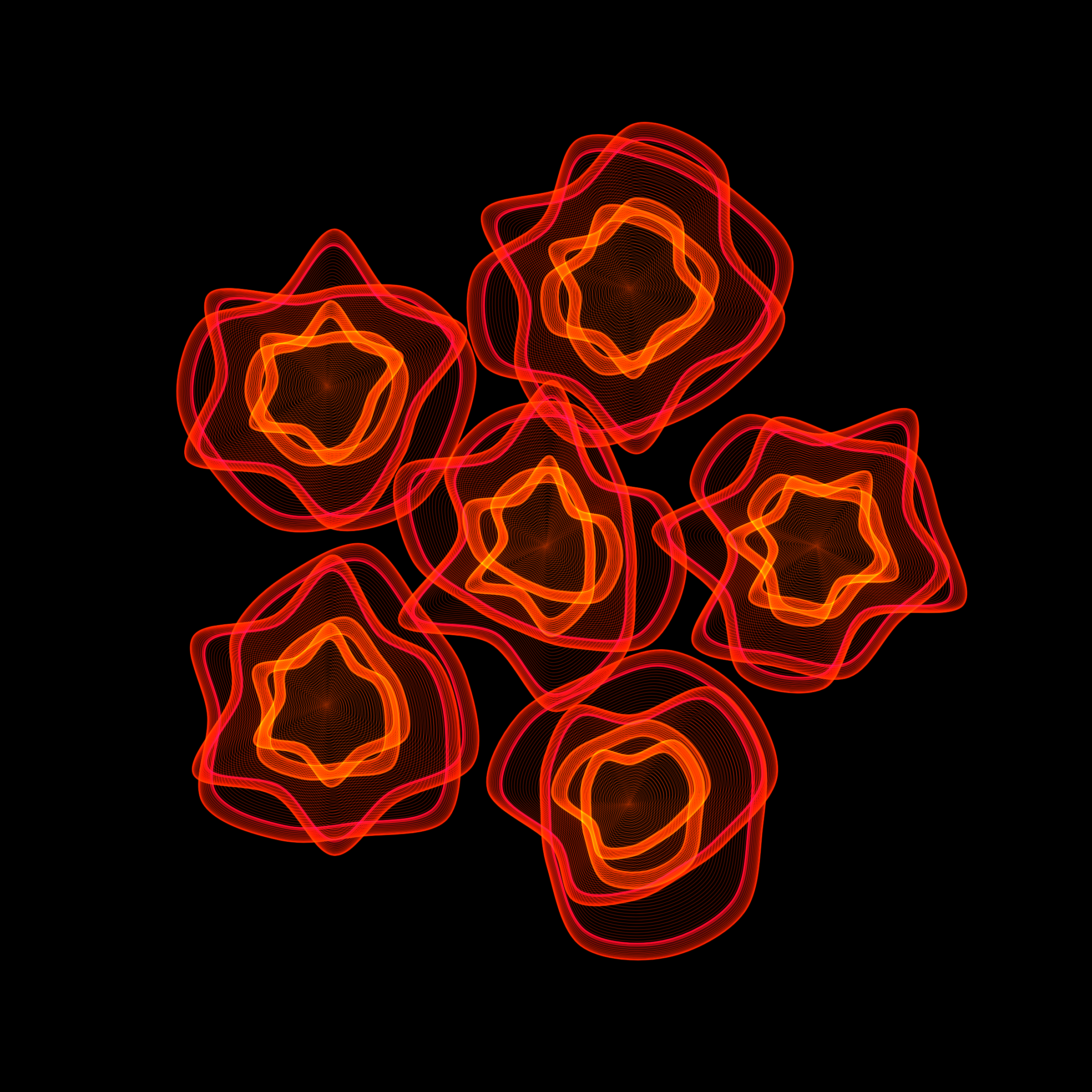 Art Blocks - Art Blocks v2 - Flowers #4104 - NFT # 116004104