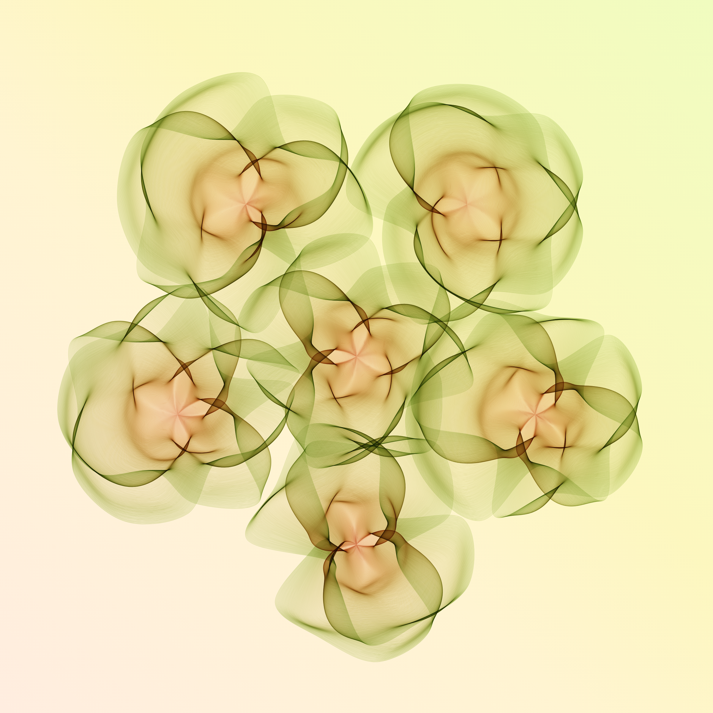 Art Blocks - Art Blocks v2 - Flowers #4110 - NFT # 116004110