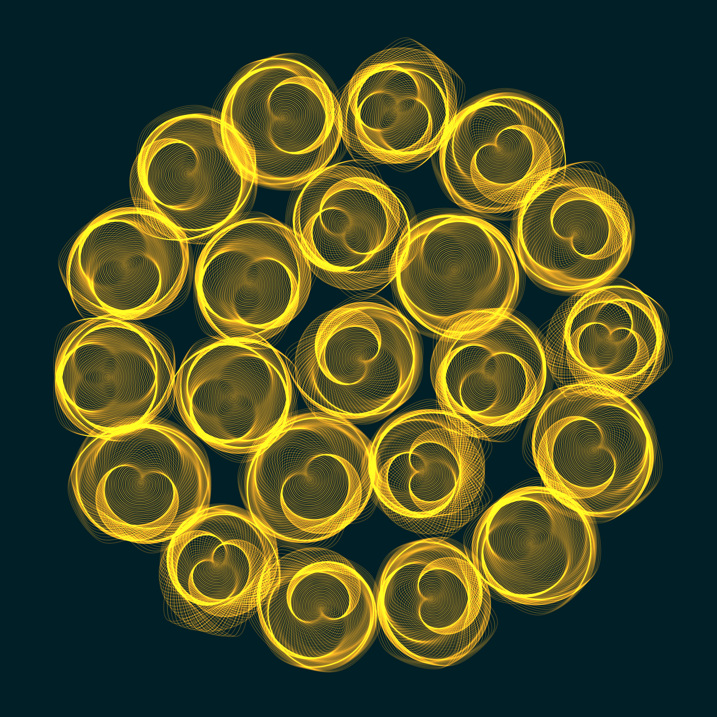 Art Blocks - Art Blocks v2 - Flowers #4120 - NFT # 116004120